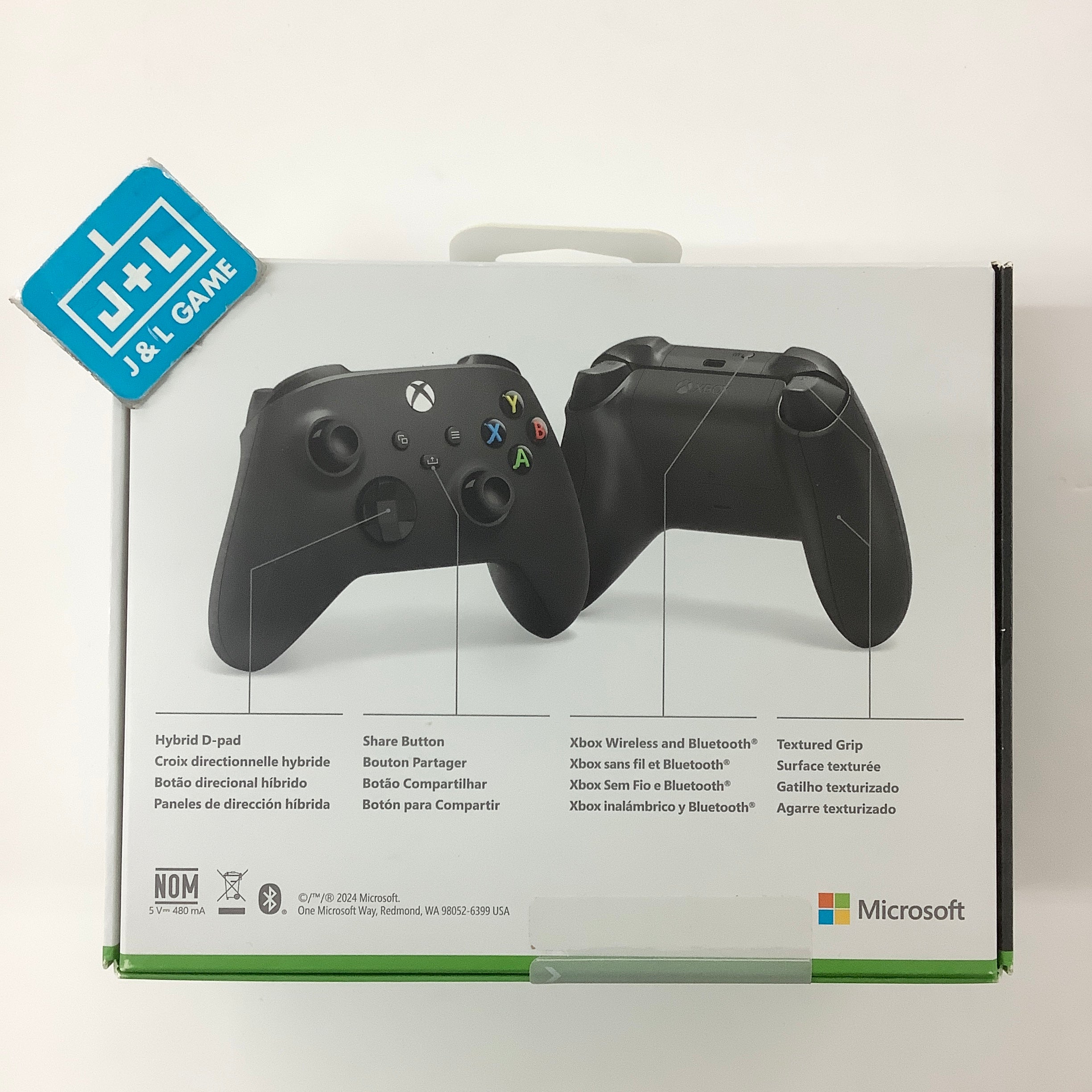 Microsoft Xbox Series X Wireless Controller (Carbon Black) - (XSX) Xbox Series X Accessories Microsoft