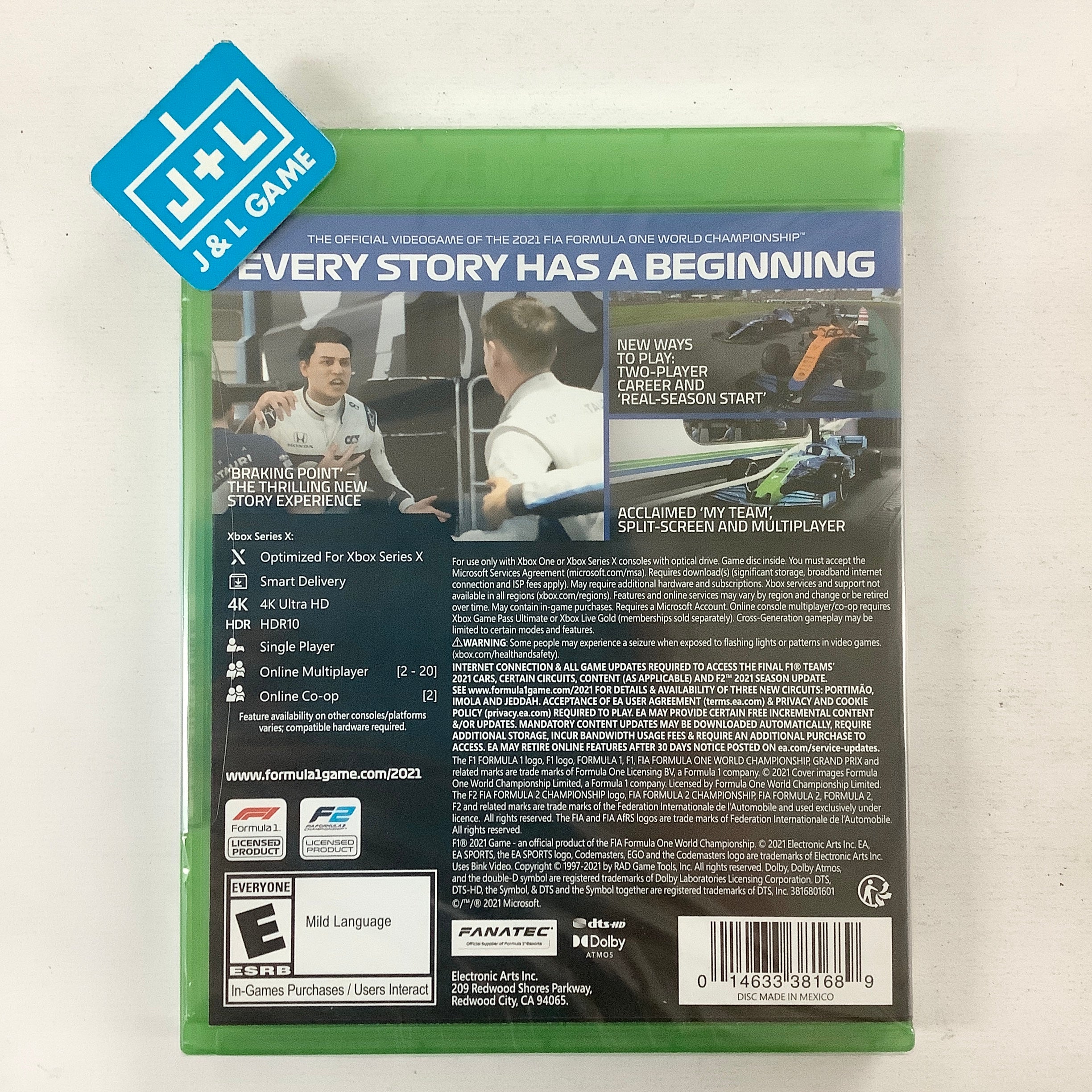 F1 2021 - (XSX) Xbox Series X Video Games Electronic Arts   