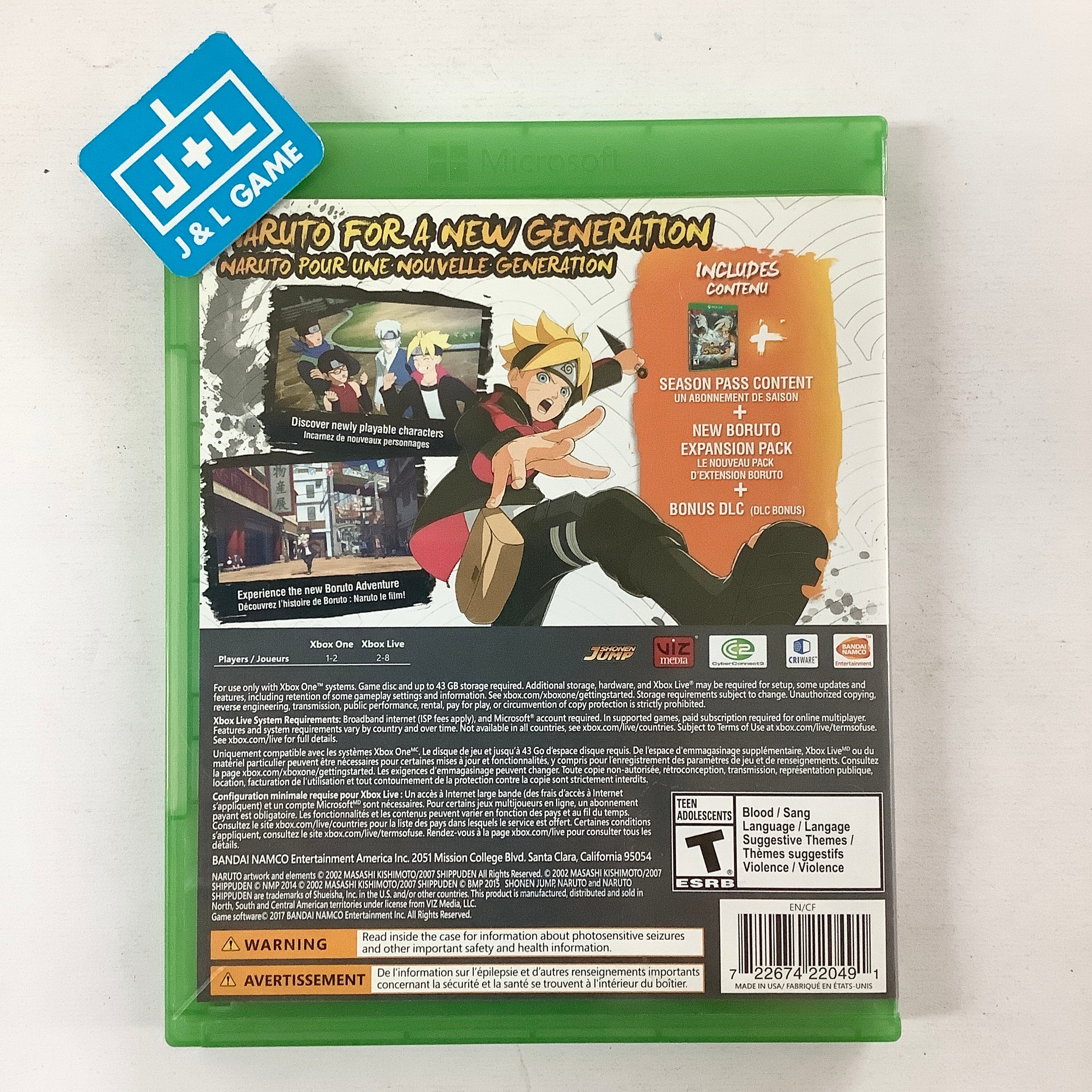 Naruto Shippuden: Ultimate Ninja Storm 4 Road to Boruto - (XB1