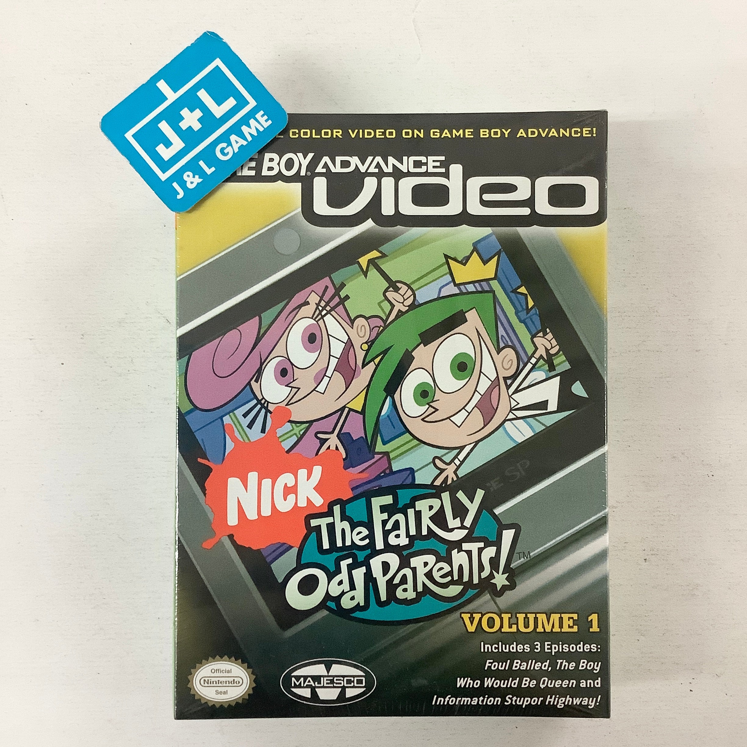 Game Boy Advance Video: The Fairly OddParents! - Volume 1 - (GBA) Game Boy Advance Video Games Majesco   