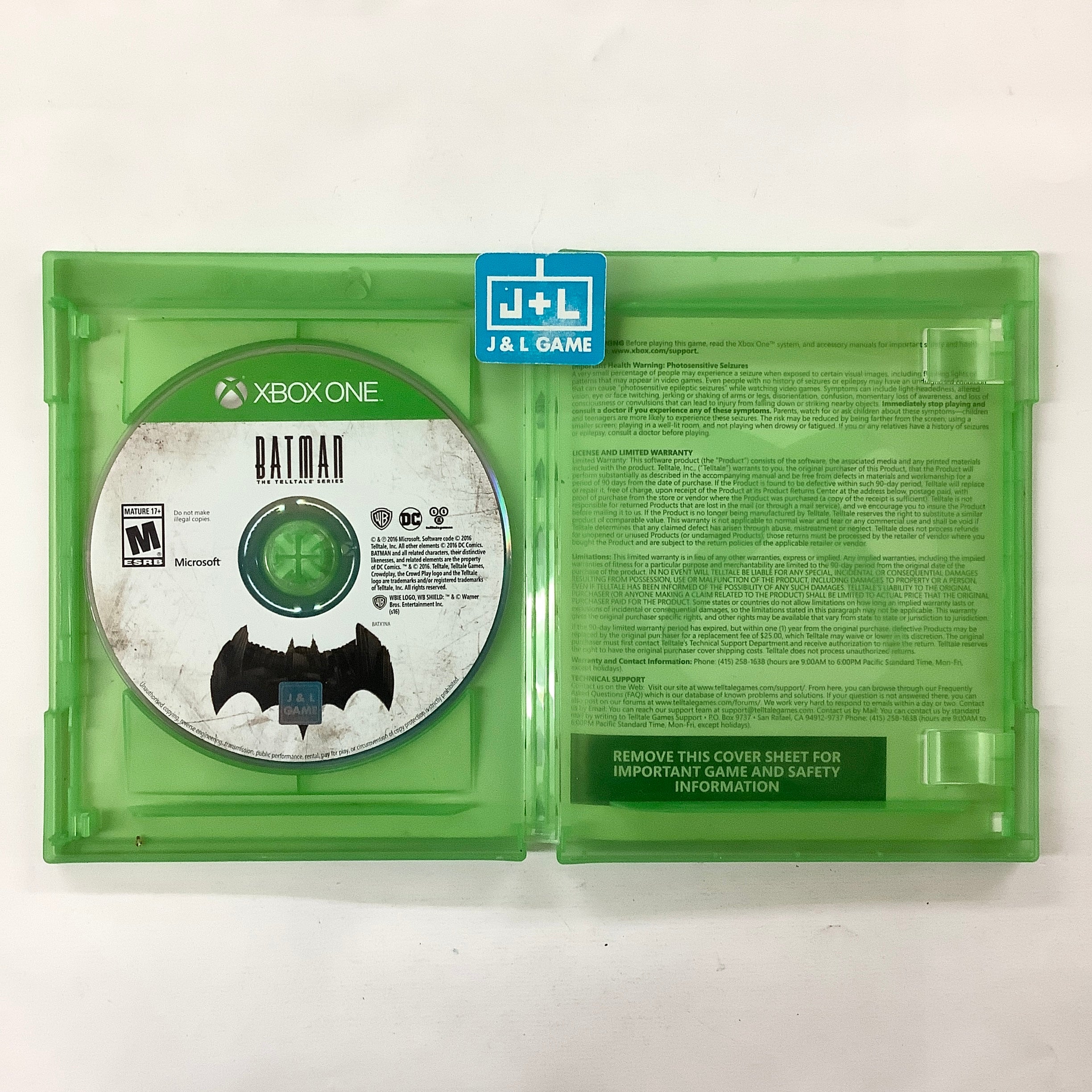 Batman: The Telltale Series - (XB1) Xbox One [Pre-Owned] Video Games Telltale Games   