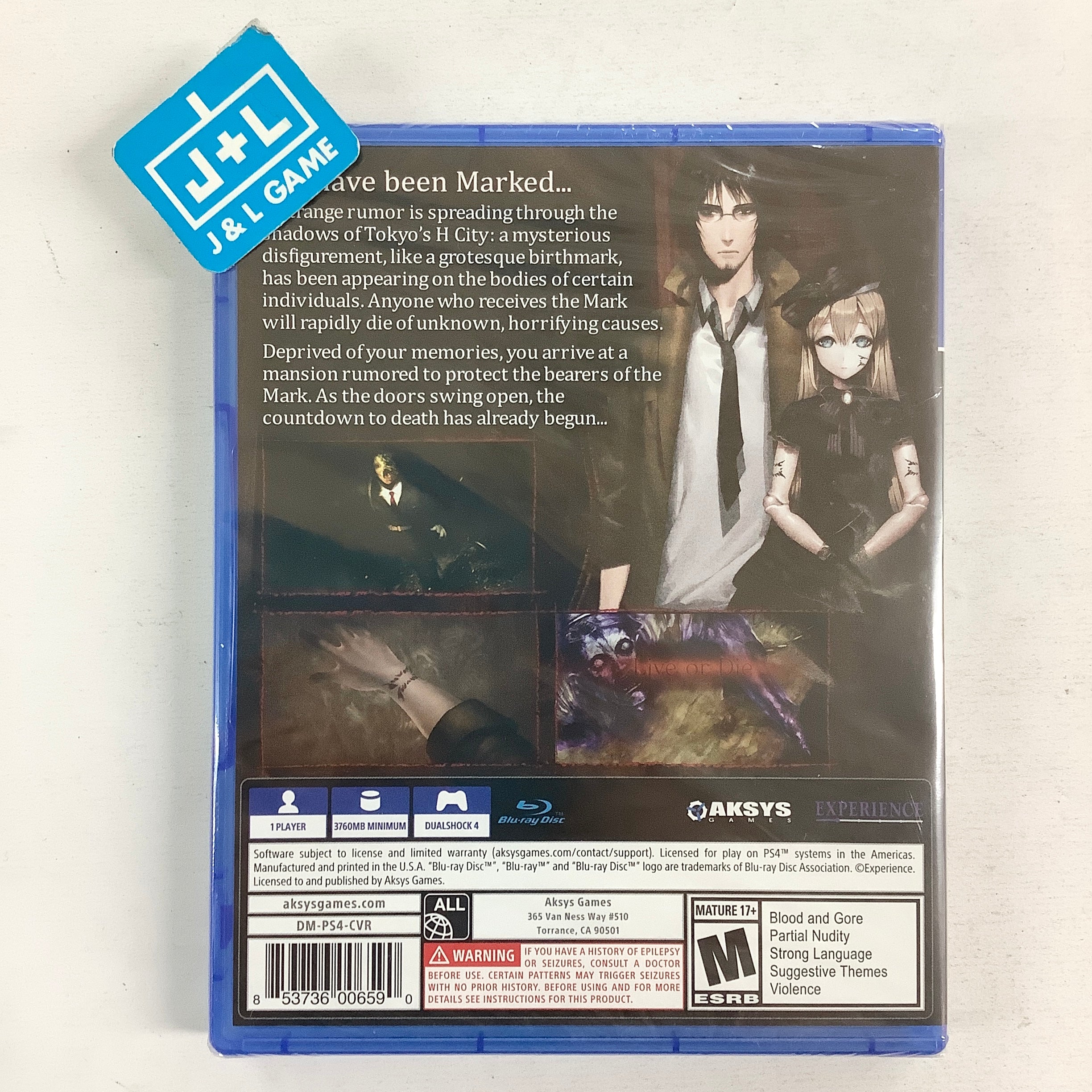 Death Mark - (PS4) PlayStation 4 Video Games Aksys Games