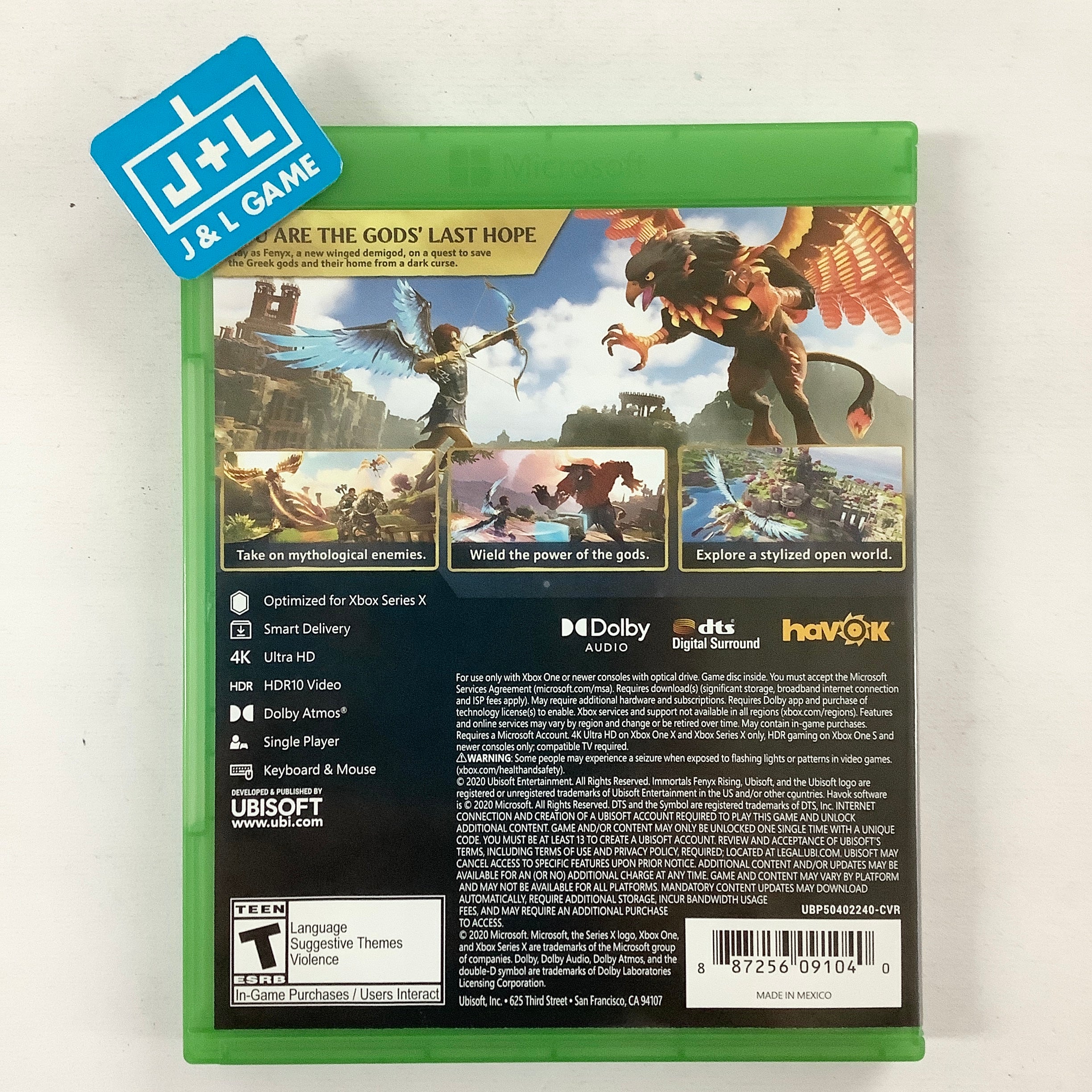 Immortals Fenyx Rising - (XSX) Xbox Series X [Pre-Owned] Video Games Ubisoft   
