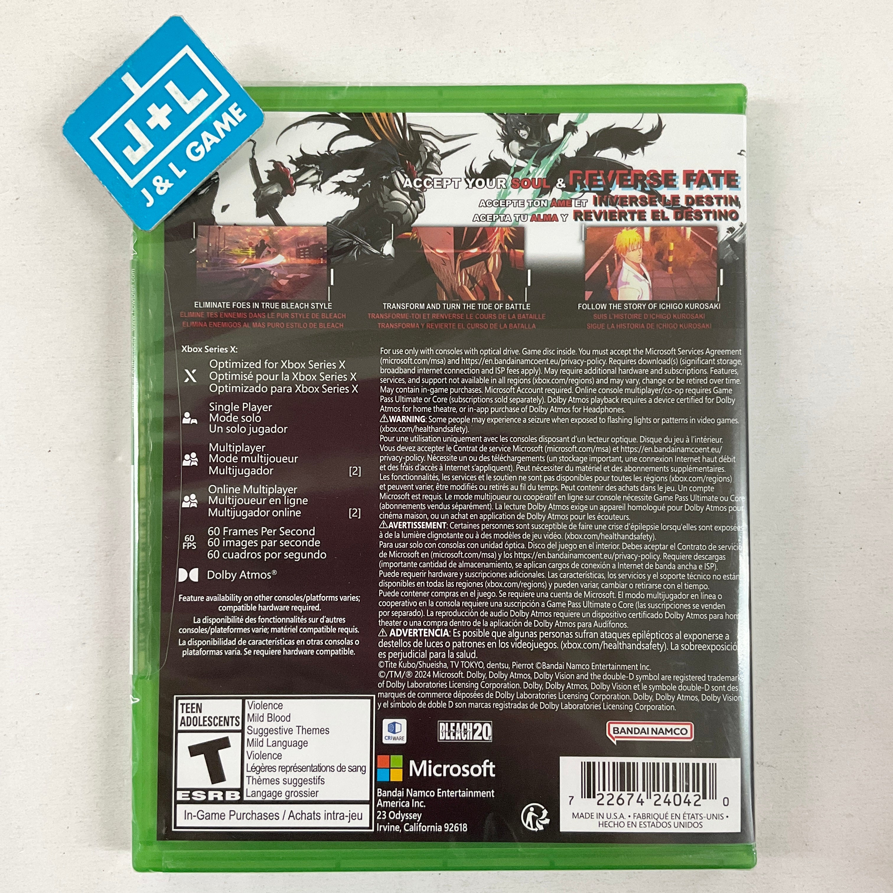 Bleach Rebirth of Souls - (XSX) Xbox Series X Video Games BANDAI NAMCO Entertainment
