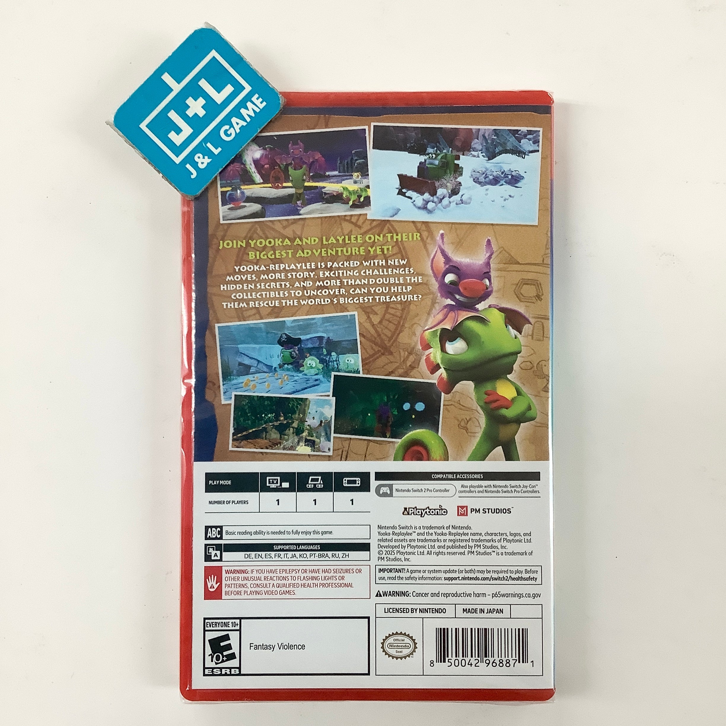 Yooka-Replaylee - (NS2) Nintendo Switch 2 Video Games PM Studios