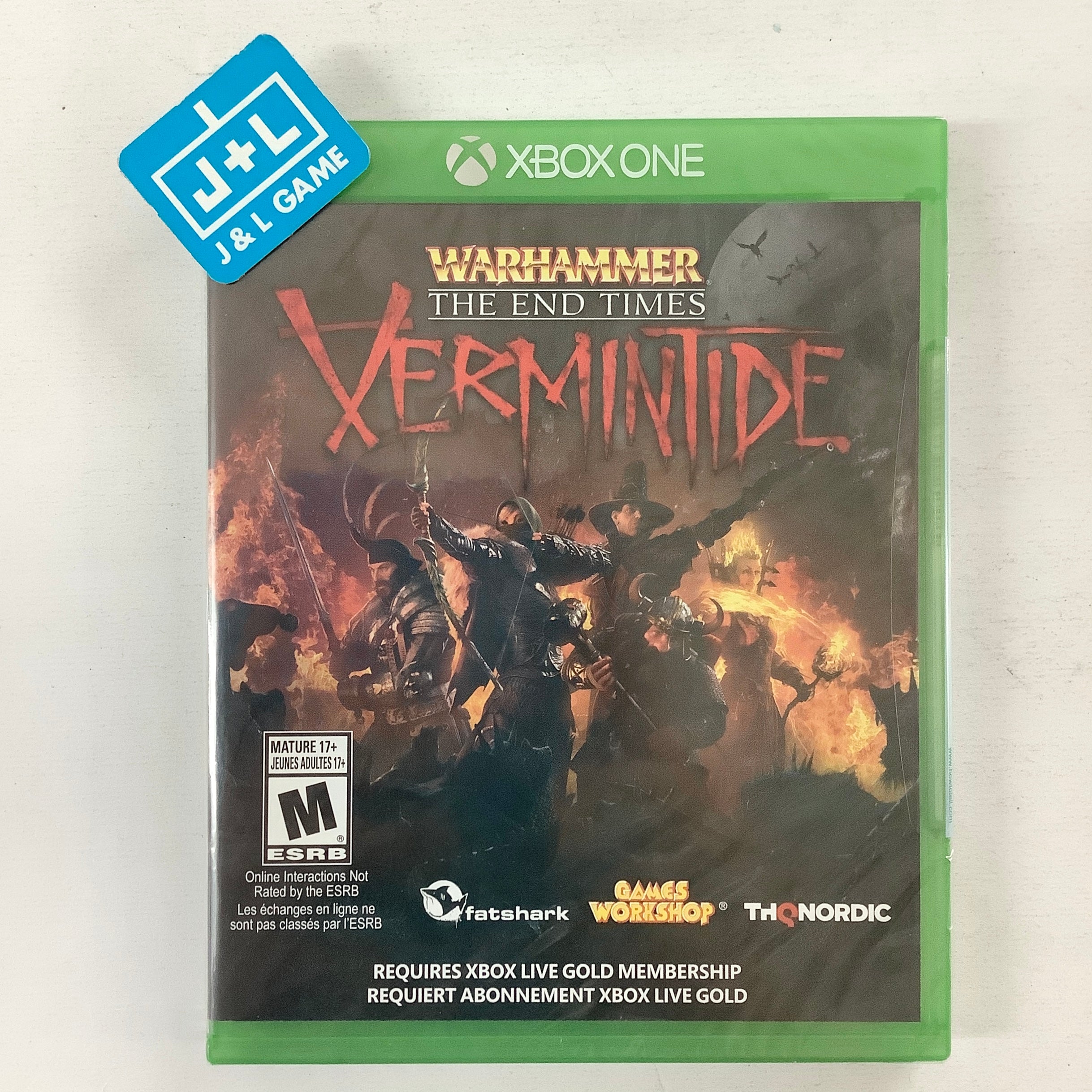 Warhammer: The End Times - Vermintide - (XB1) Xbox One Video Games Nordic Games Publishing   