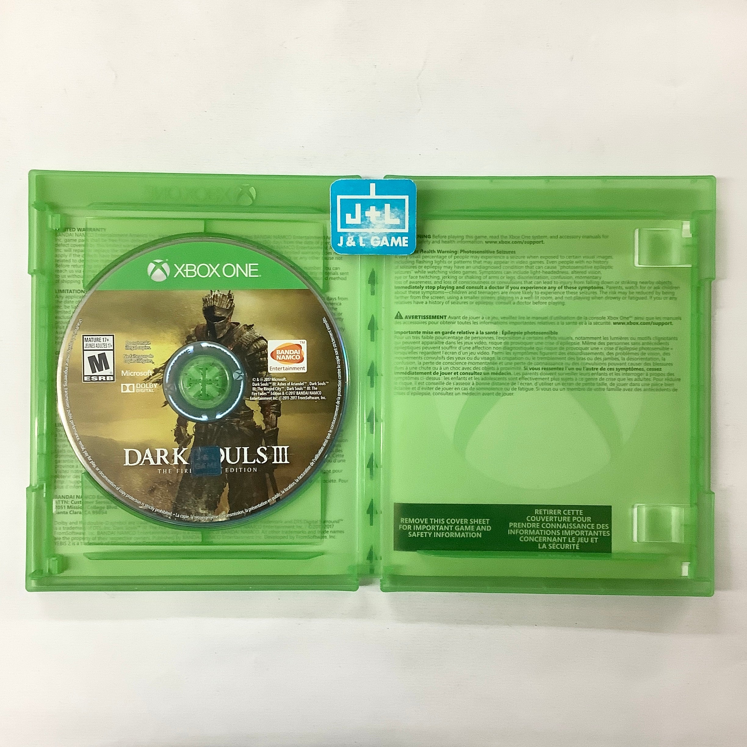 Dark Souls III: The Fire Fades Edition - (XB1) Xbox One [Pre-Owned] Video Games Bandai Namco Games   