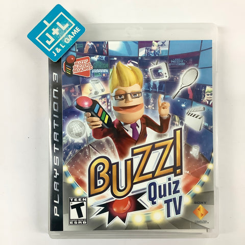 Buzz! Quiz TV - (PS3) PlayStation 3 [Pre-Owned] Video Games SCEA   