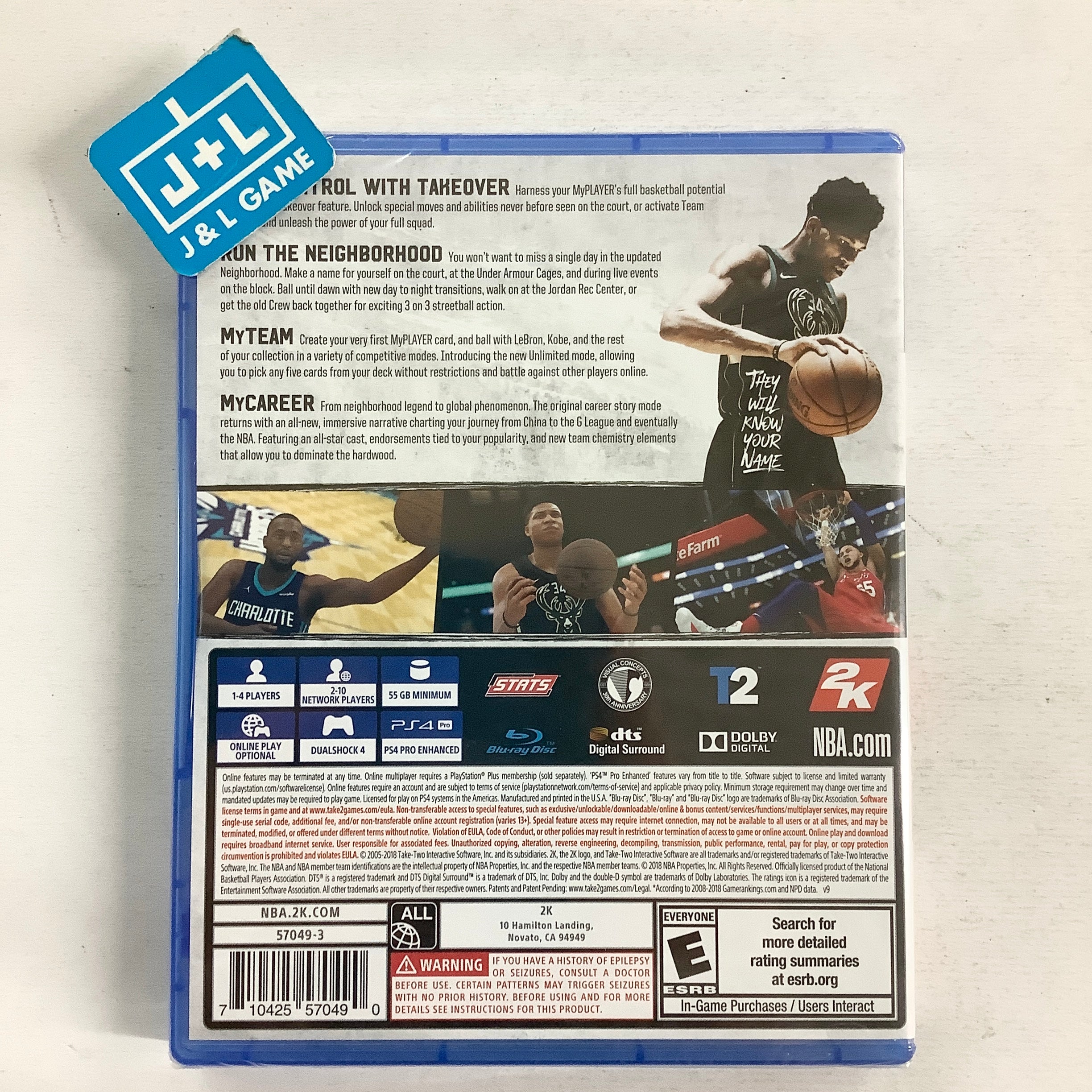NBA 2K19 - (PS4) PlayStation 4 Video Games 2K GAMES