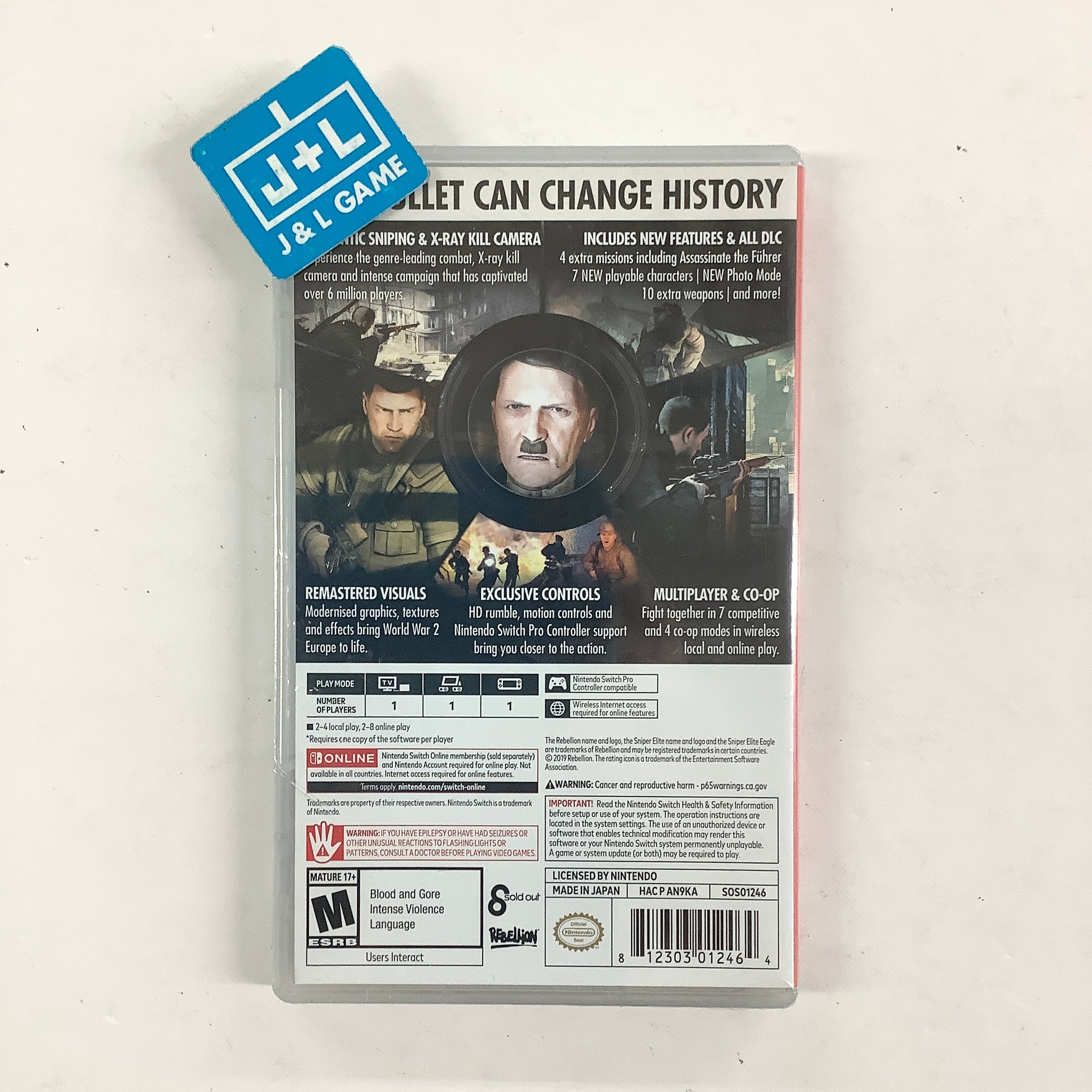 Sniper Elite V2 Remastered - (NSW) Nintendo Switch Video Games U&I Entertainment