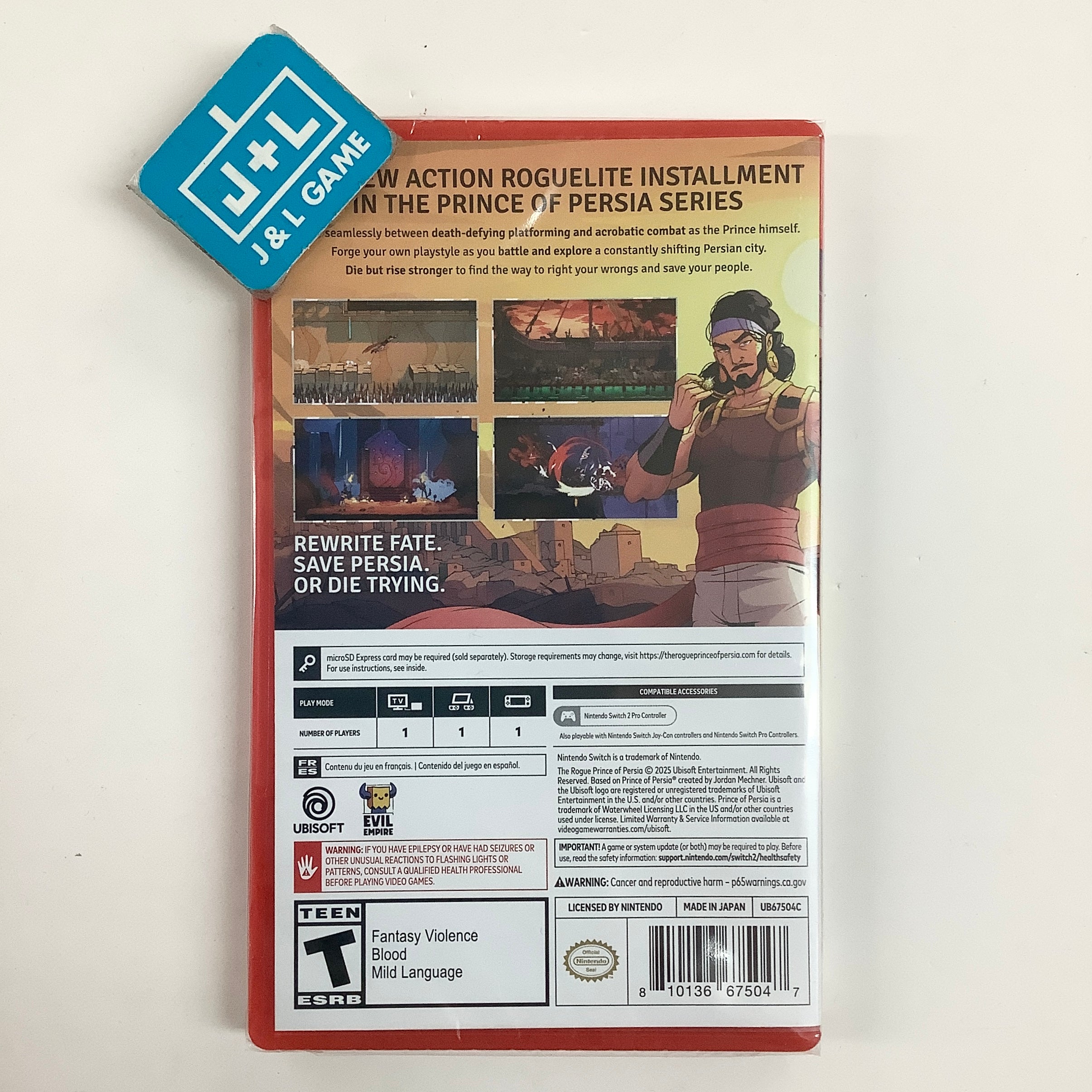 The Rogue Prince of Persia - (NS2) Nintendo Switch 2 Video Games Ubisoft
