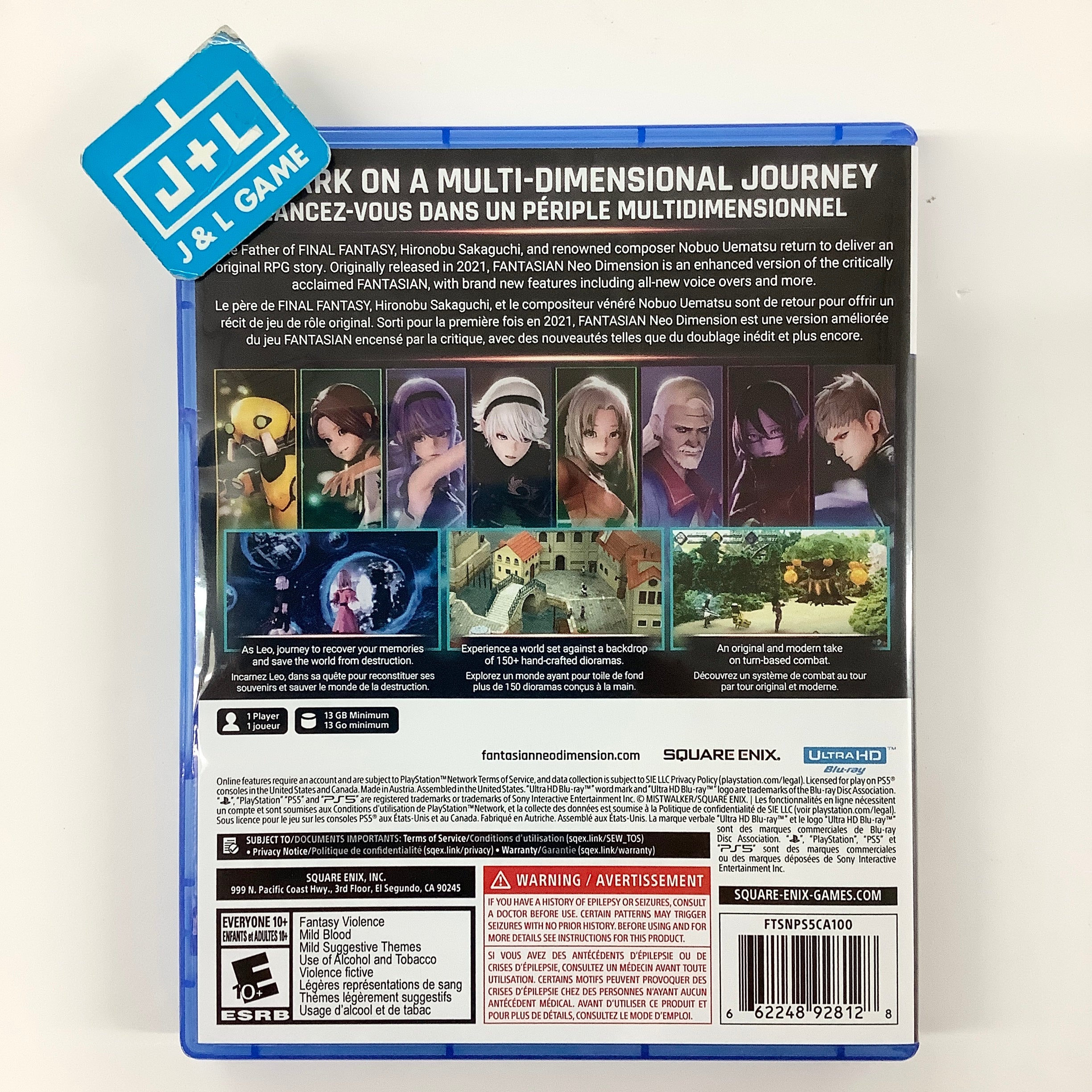 FANTASIAN Neo Dimension - (PS5) PlayStation 5 [Pre-Owned] Video Games Square Enix