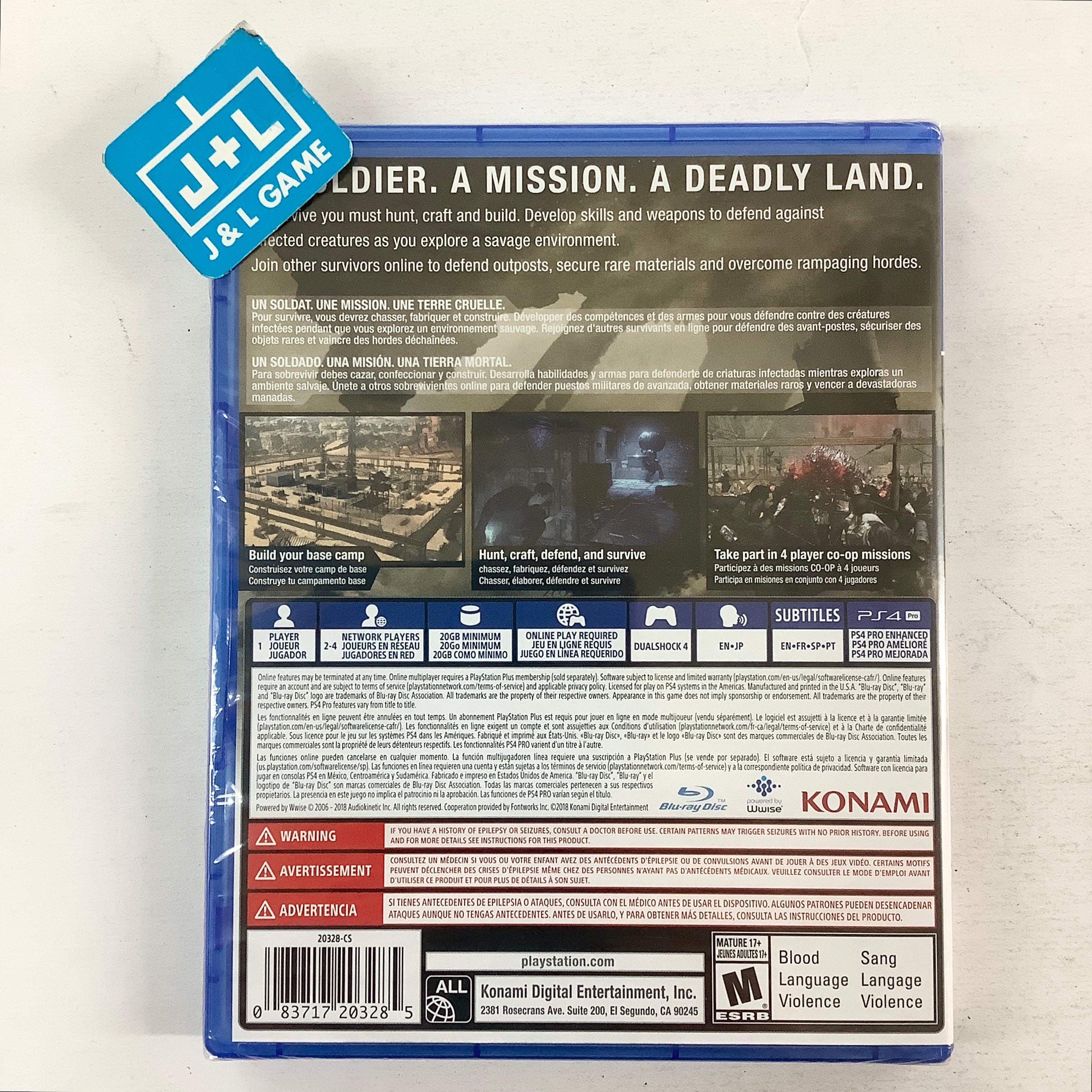 Metal Gear Survive - (PS4) PlayStation 4 Video Games Konami
