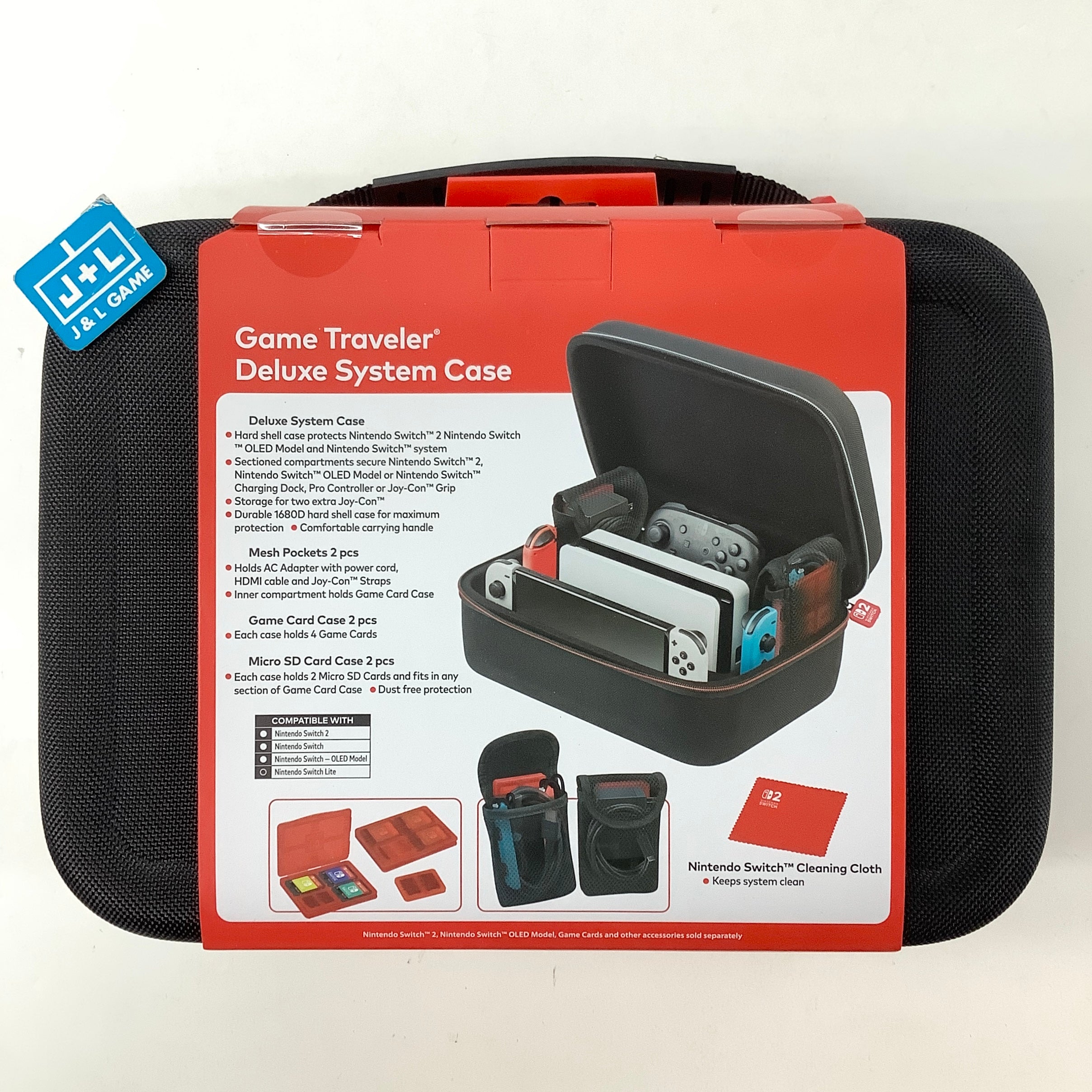 RDS Industries Game Traveler Deluxe System Case - (NS2) Nintendo