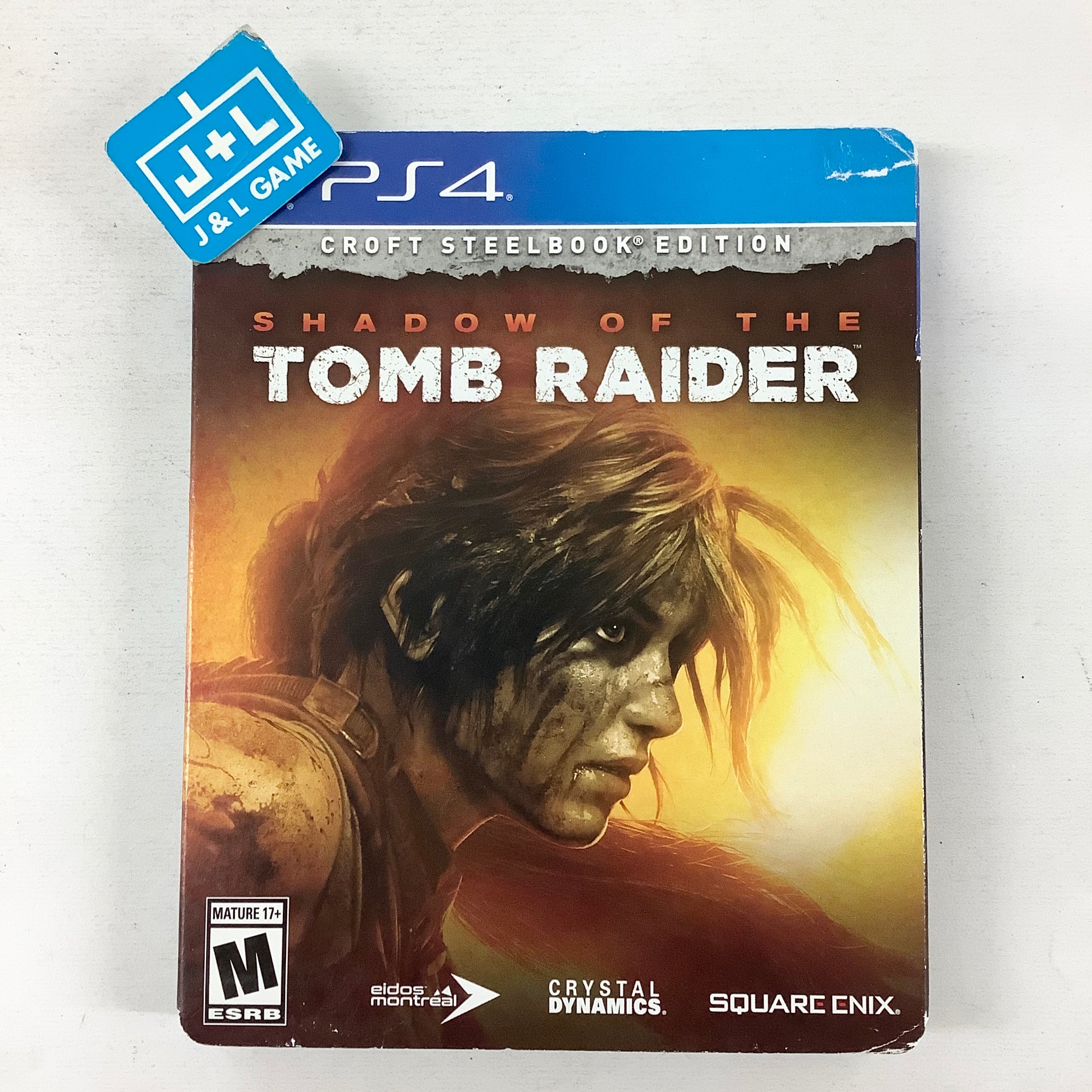 Shadow of the Tomb Raider (Croft Steelbook Edition) - (PS4) PlayStation 4 [Pre-Owned] Video Games Square Enix