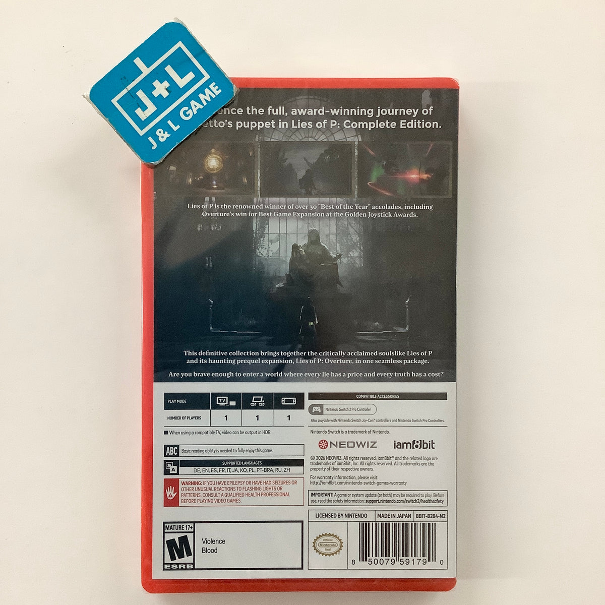 Lies of P (Complete Edition) - (NS2) Nintendo Switch 2 Video Games iam8bit