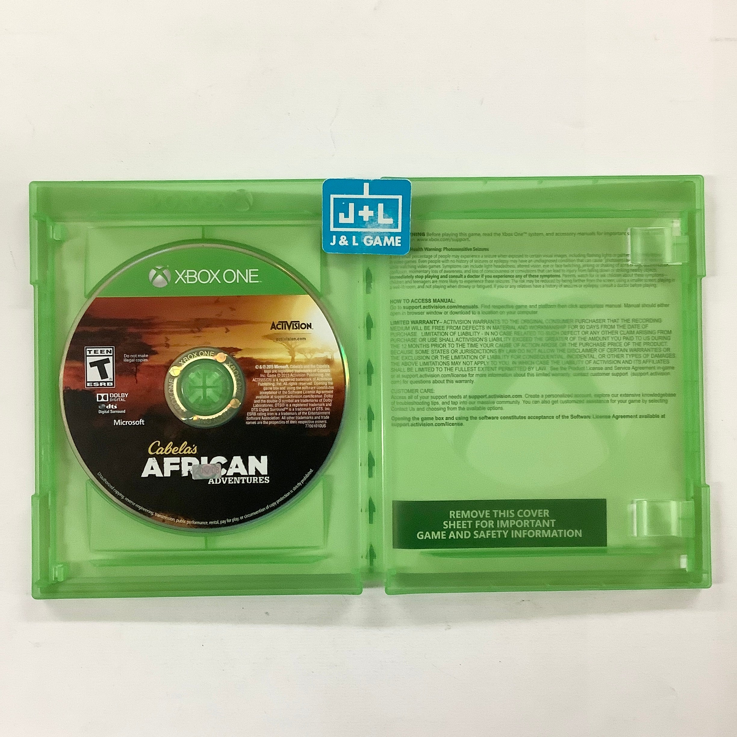 Cabela's African Adventure - (XB1) Xbox One [Pre-Owned] Video Games ACTIVISION   