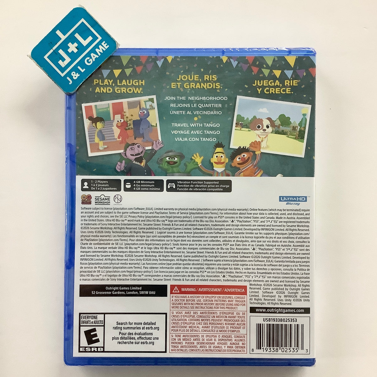 Sesame Street: Friends & Fun - (PS5) PlayStation 5