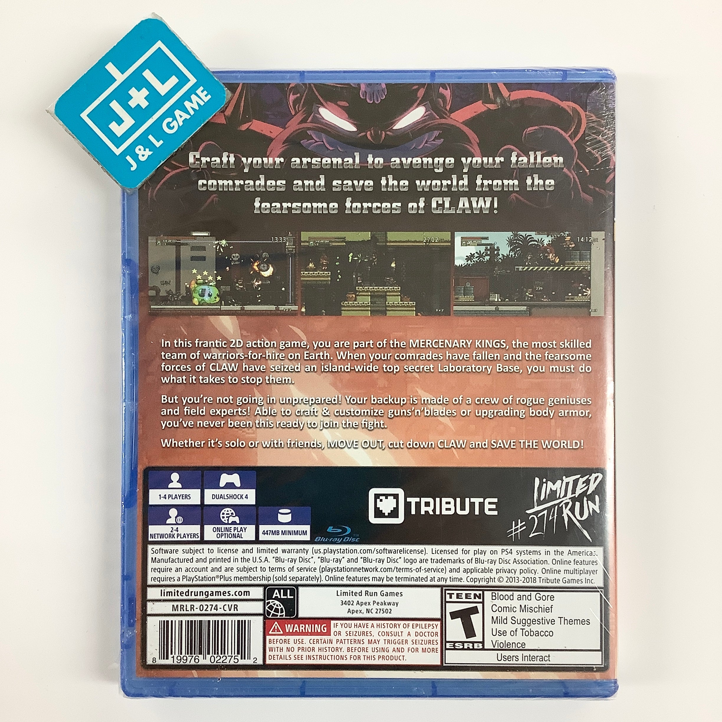 Mercenary Kings: Reloaded Edition (Limited Run #274) - (PS4) PlayStation 4 Video Games Limited Run Games