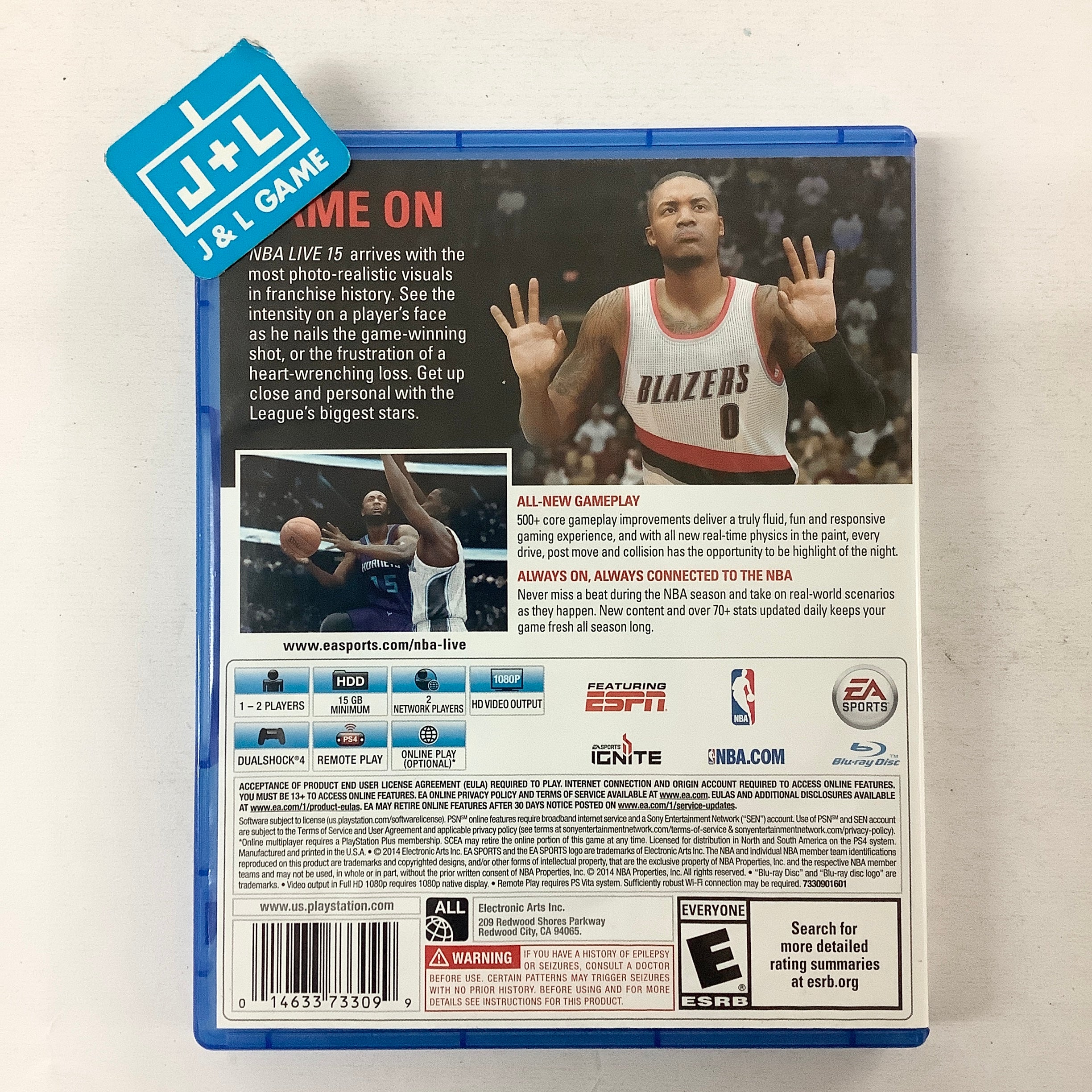 NBA Live 15 - (PS4) PlayStation 4 [Pre-Owned] | J&L Game