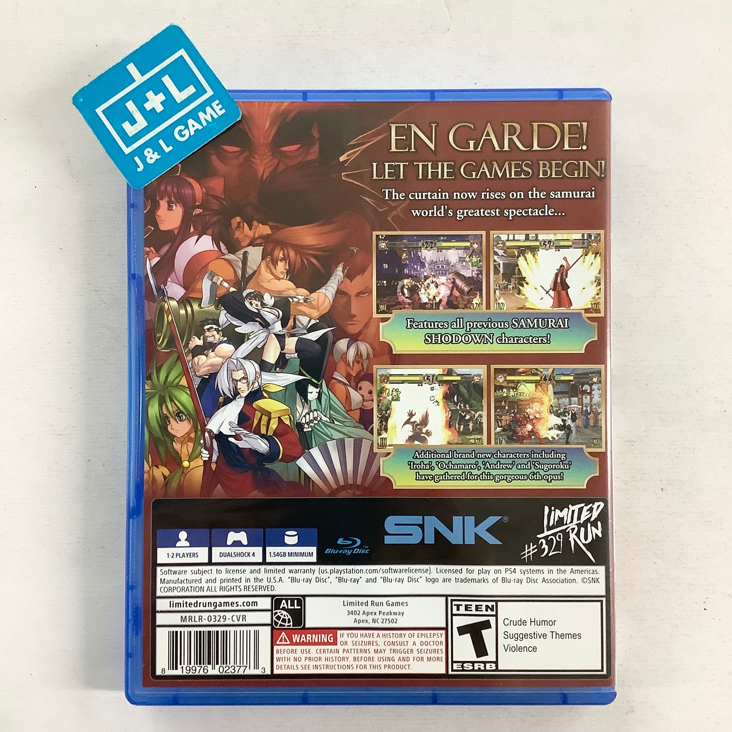 Samurai Shodown VI (Limited Run #329) - (PS4) PlayStation 4 [Pre-Owned] Video Games Limited Run Games