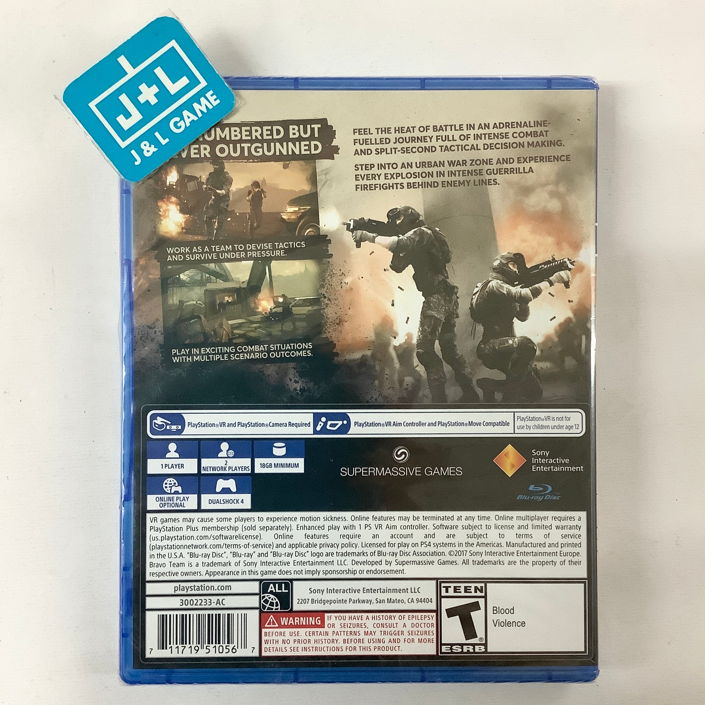 Bravo Team (PlayStation VR) - (PS4) PlayStation 4 | J&L Game