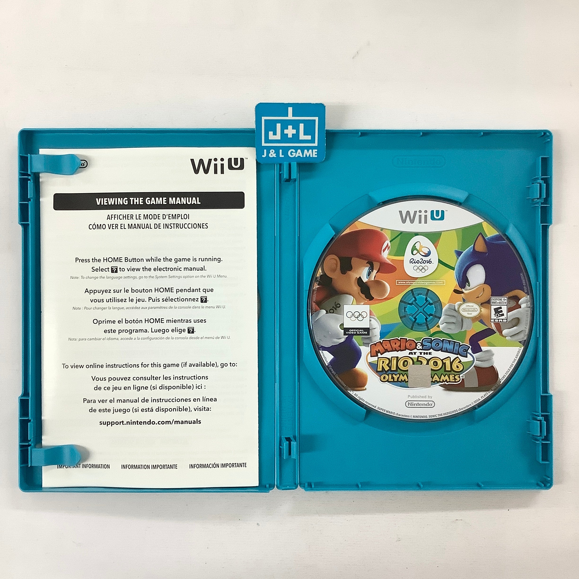 Mario & Sonic at the Rio 2016 Olympic Games - Nintendo Wii U [Pre-Owned] Video Games Nintendo   