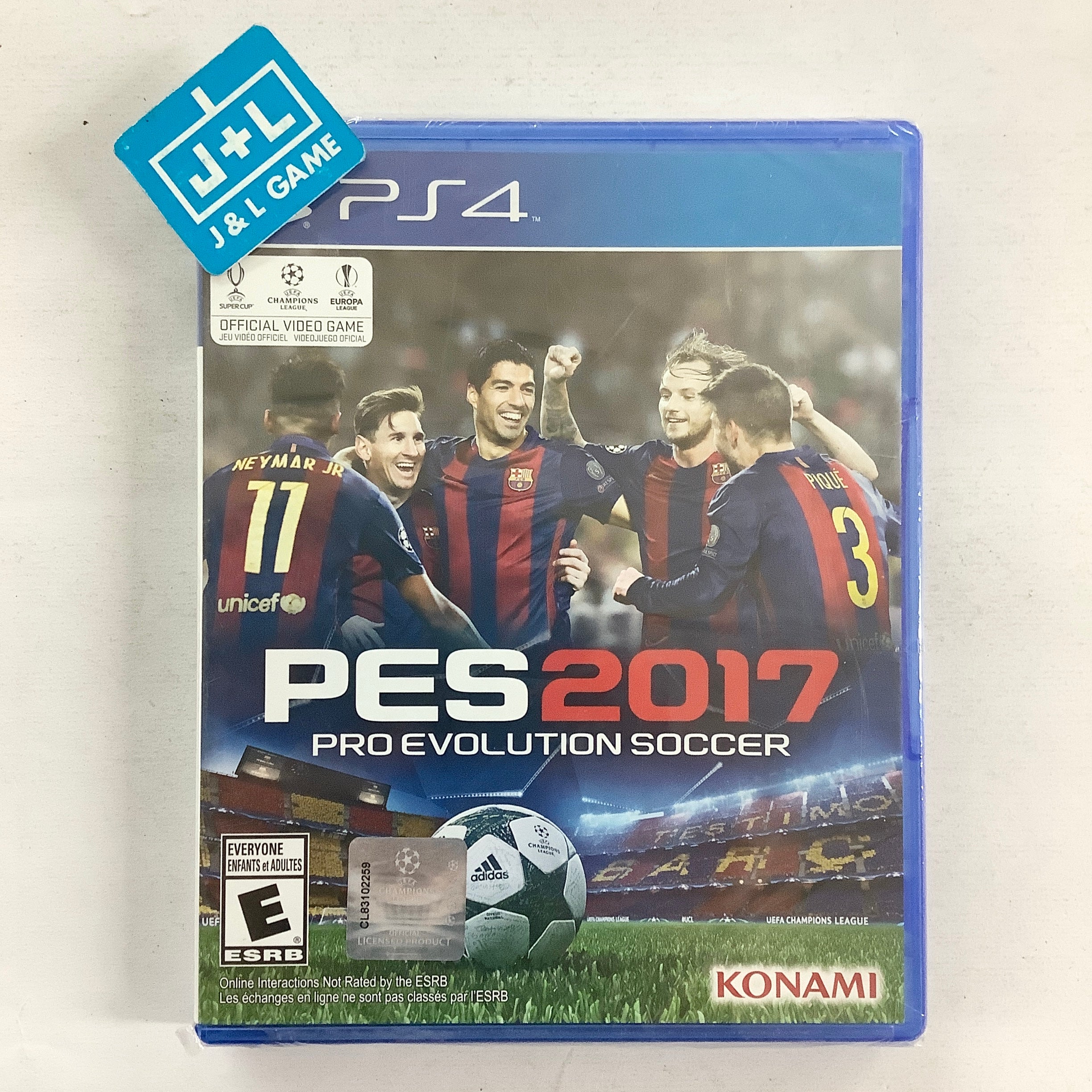 Pro Evolution Soccer 2017 - (PS4) PlayStation 4 Video Games Konami