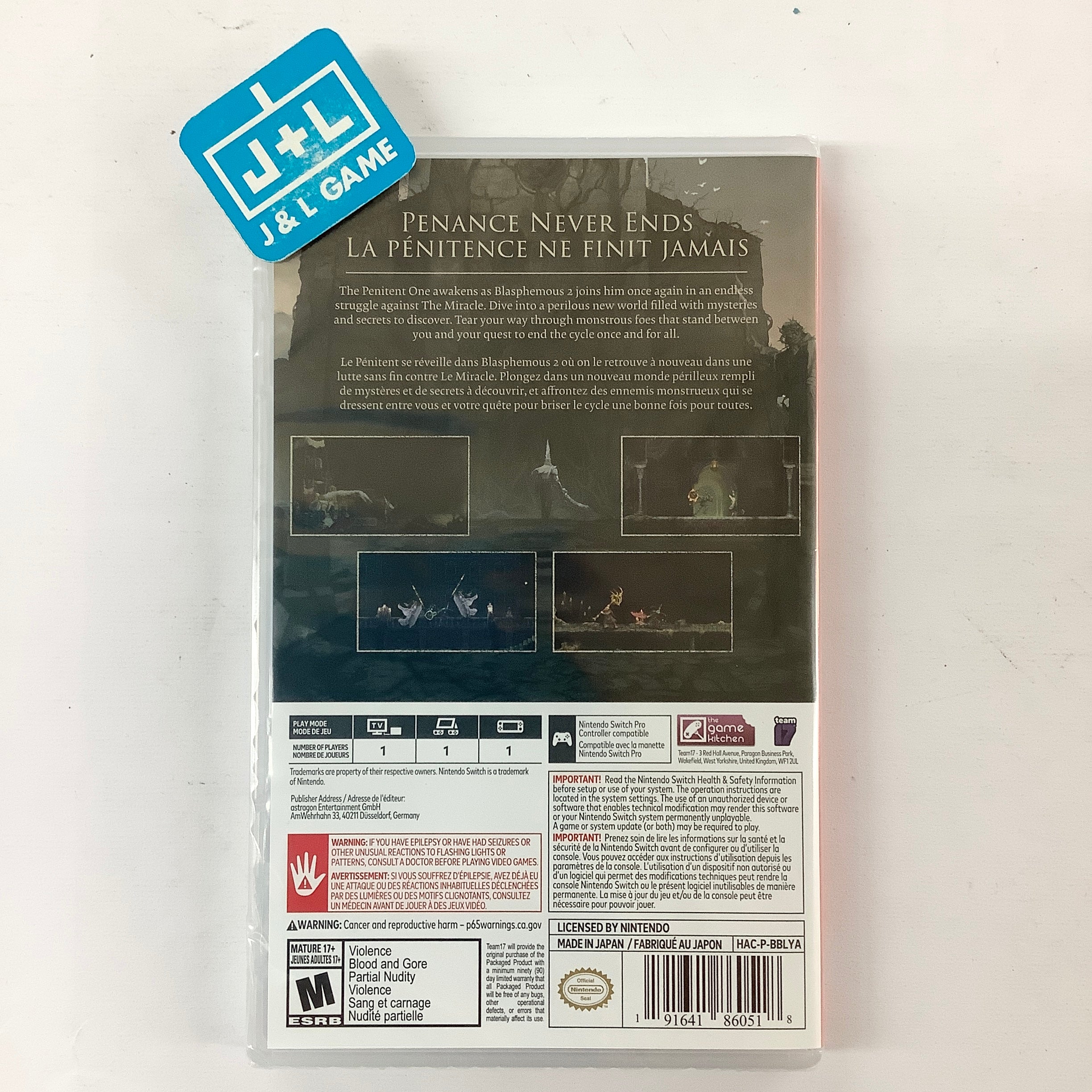 Blasphemous II - (NSW) Nintendo Switch | J&L Game