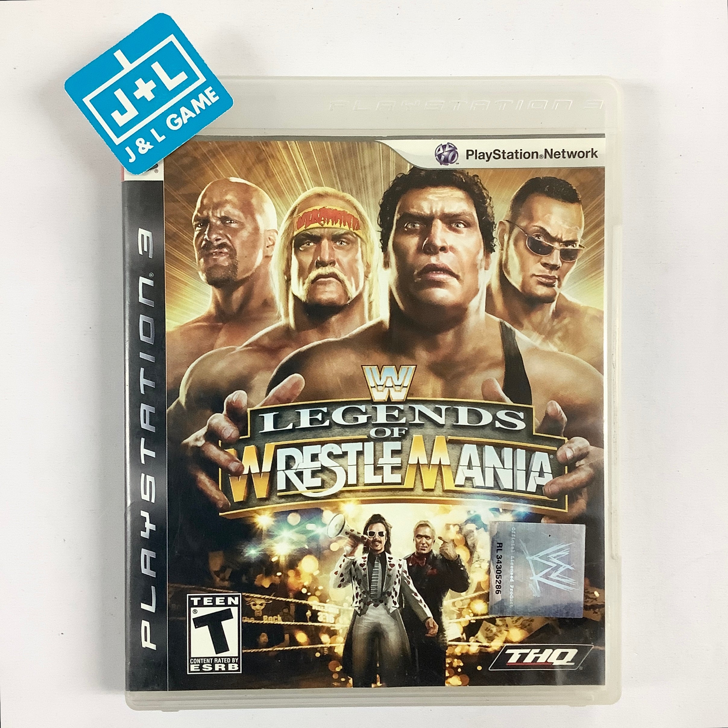 WWE Legends of WrestleMania - (PS3) PlayStation 3 [Pre-Owned] Video Games THQ   