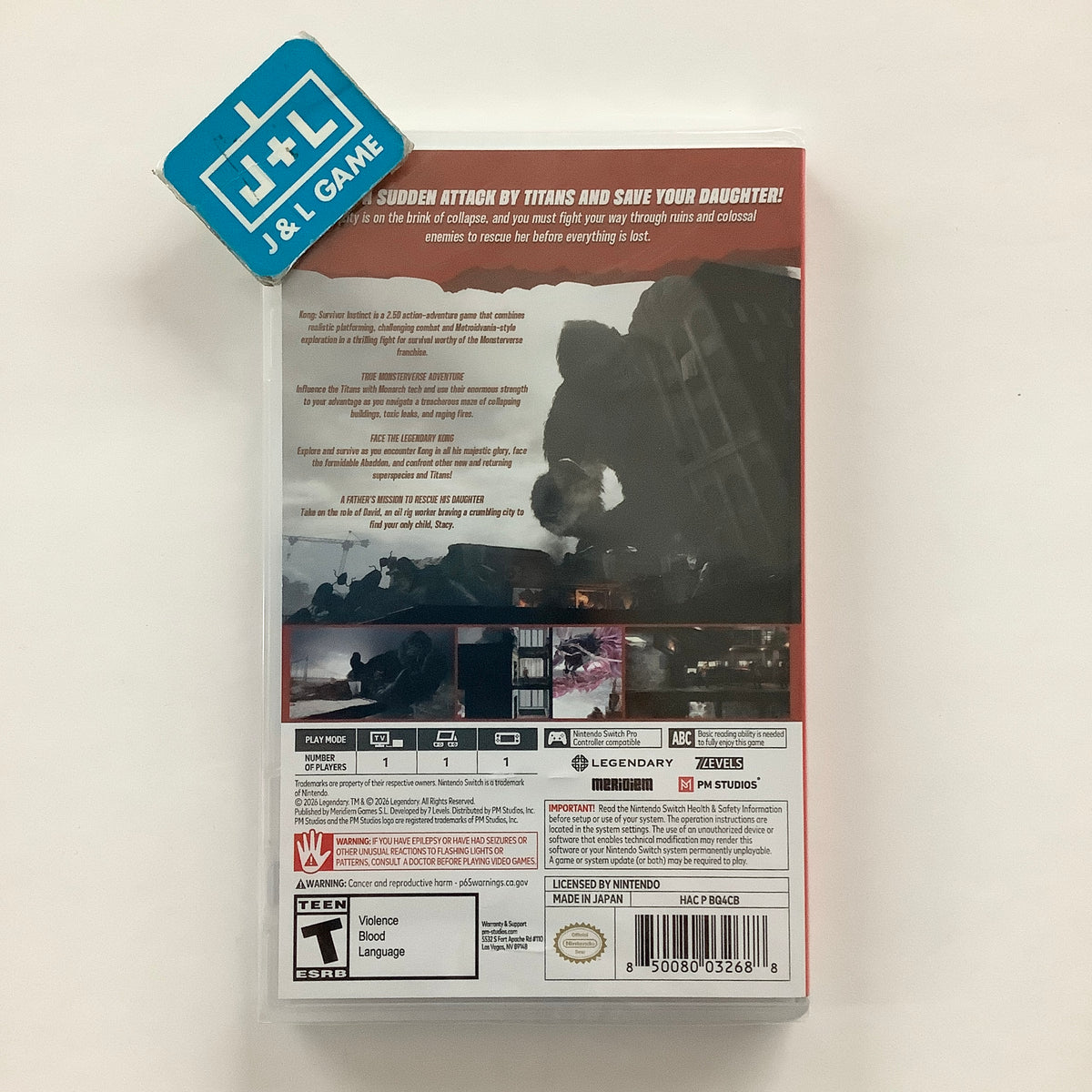 Kong: Survivor Instinct - (NSW) Nintendo Switch Video Games PM Studios