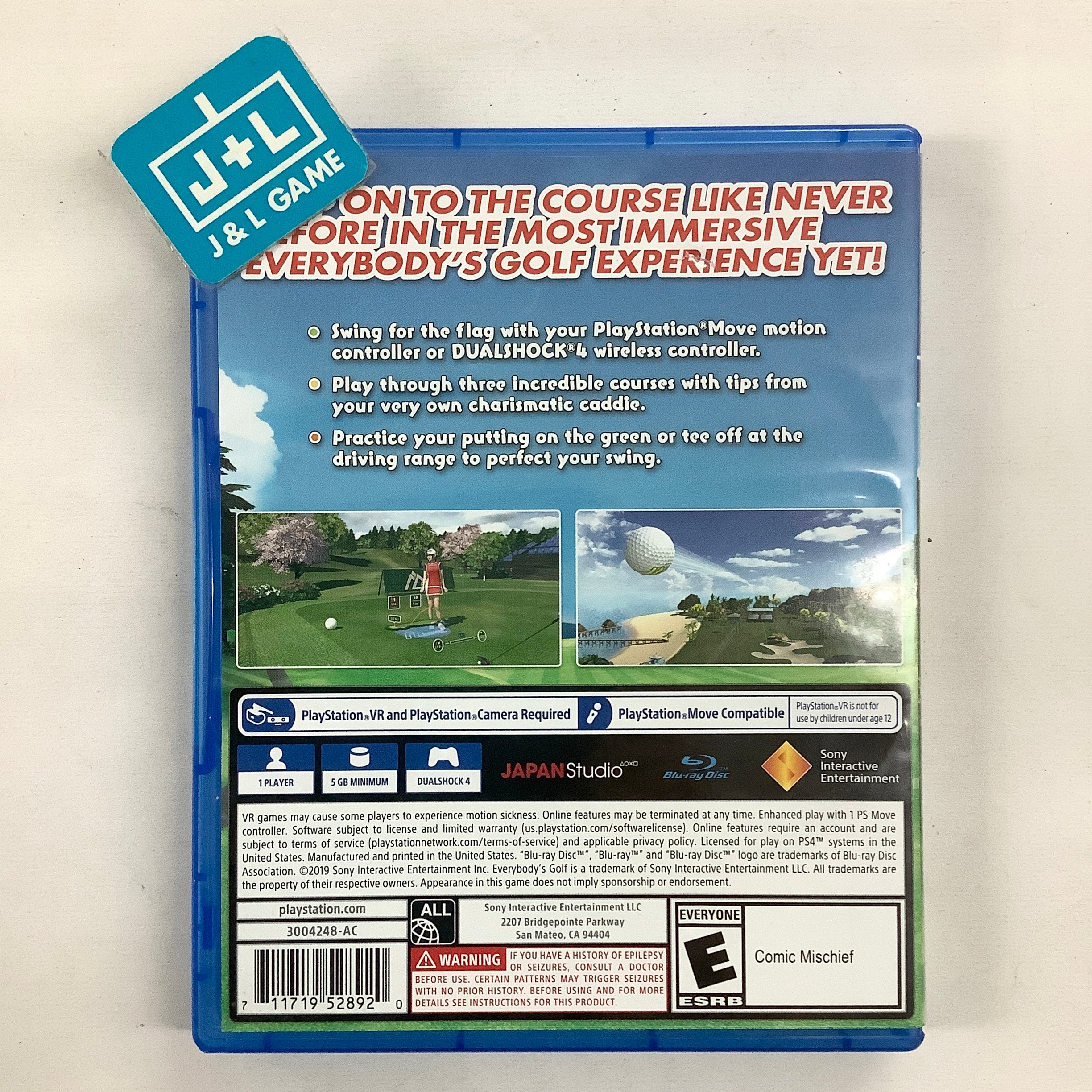 Everybody's Golf VR (PlayStation VR) - (PS4) PlayStation 4 [Pre