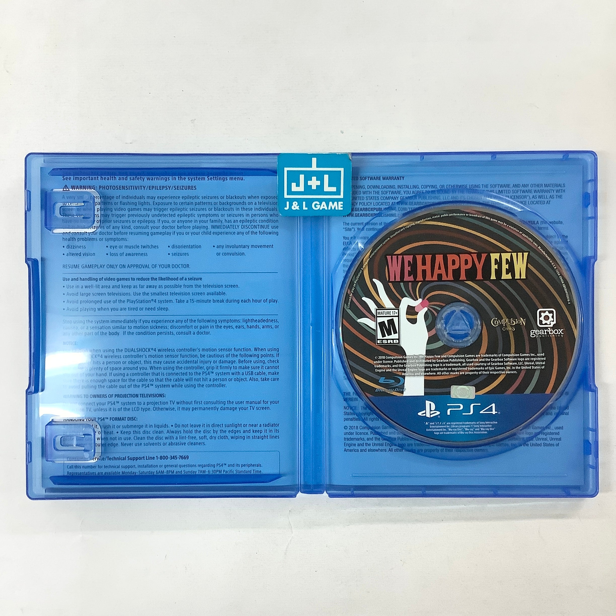 We Happy Few - (PS4) PlayStation 4 [Pre-Owned] Video Games Gearbox Publishing