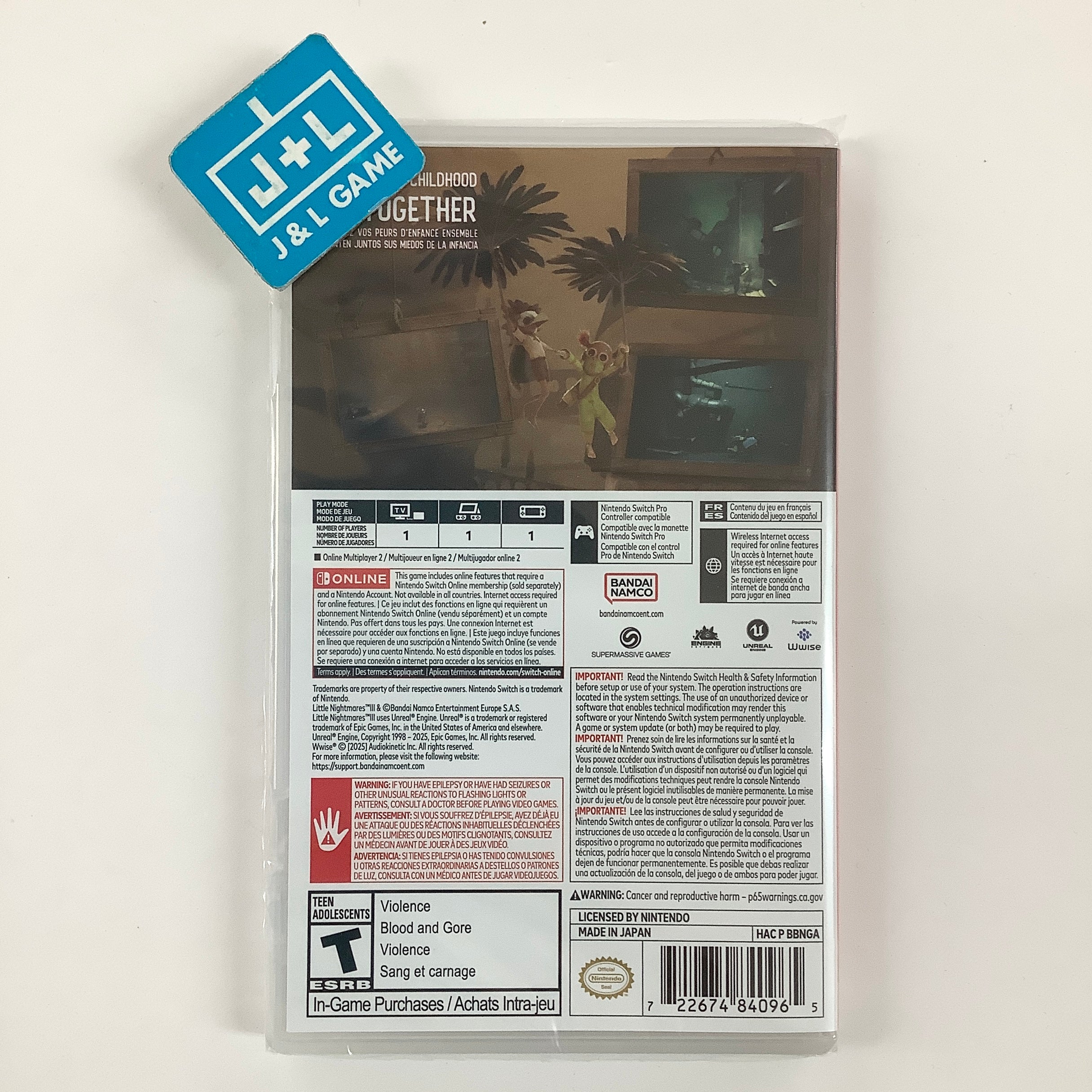 Little Nightmares III - (NSW) Nintendo Switch Video Games BANDAI NAMCO Entertainment