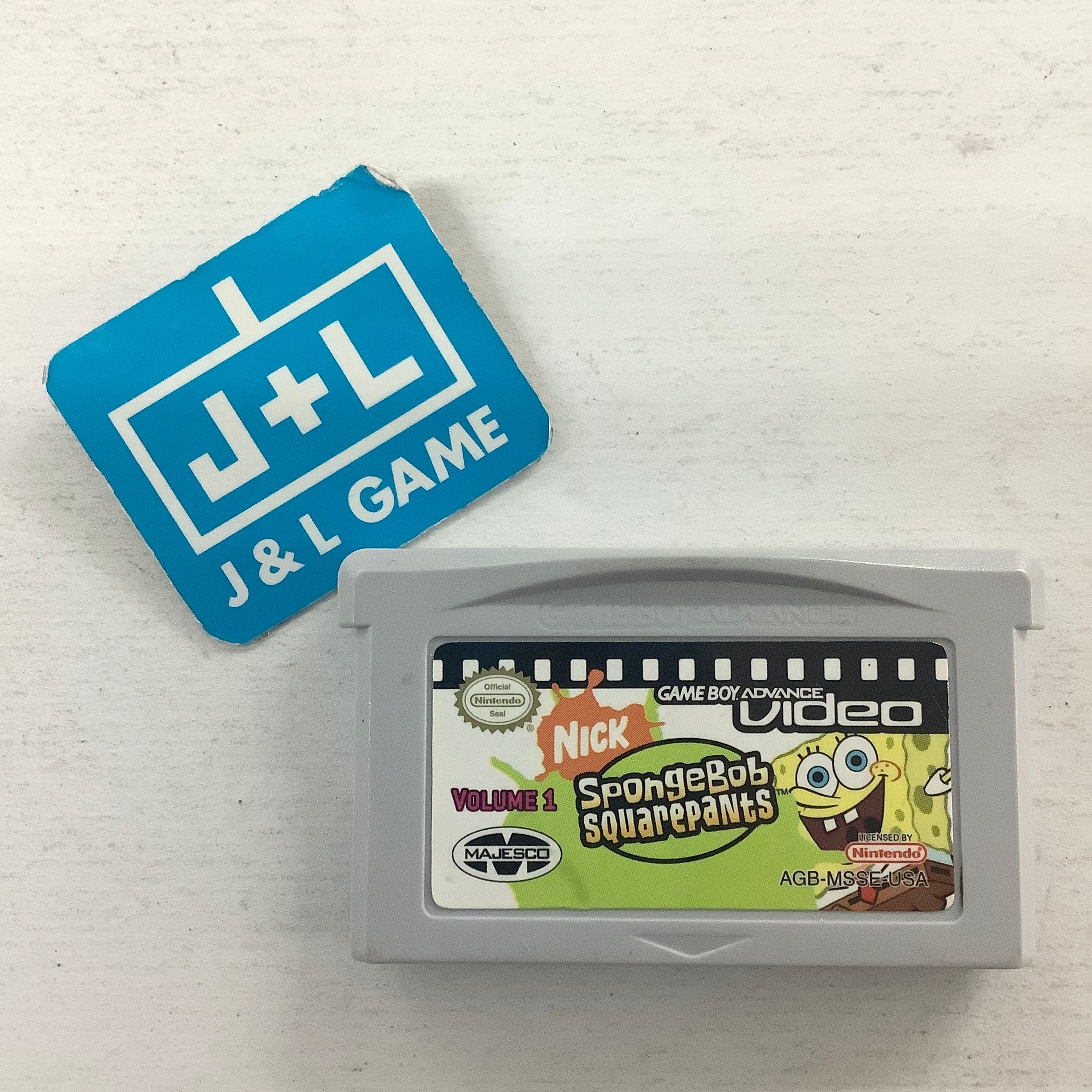 Game Boy Advance Video: SpongeBob SquarePants - Volume 1 - (GBA) Game Boy Advance [Pre-Owned] Video Games Majesco