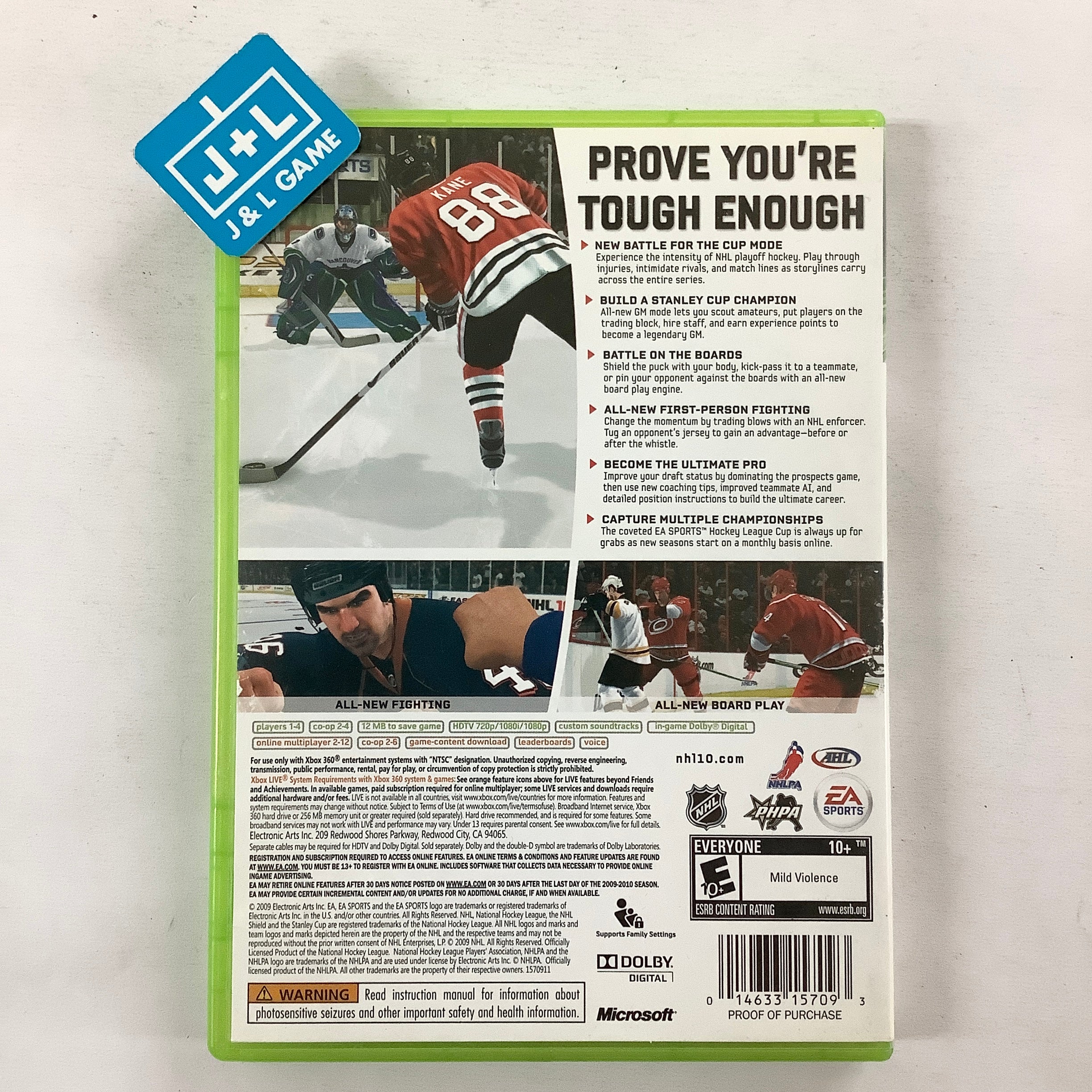 その他 Nhl 10 / Game NHL 10 - Xbox 360 [Pre-Owned] | J&L Game
