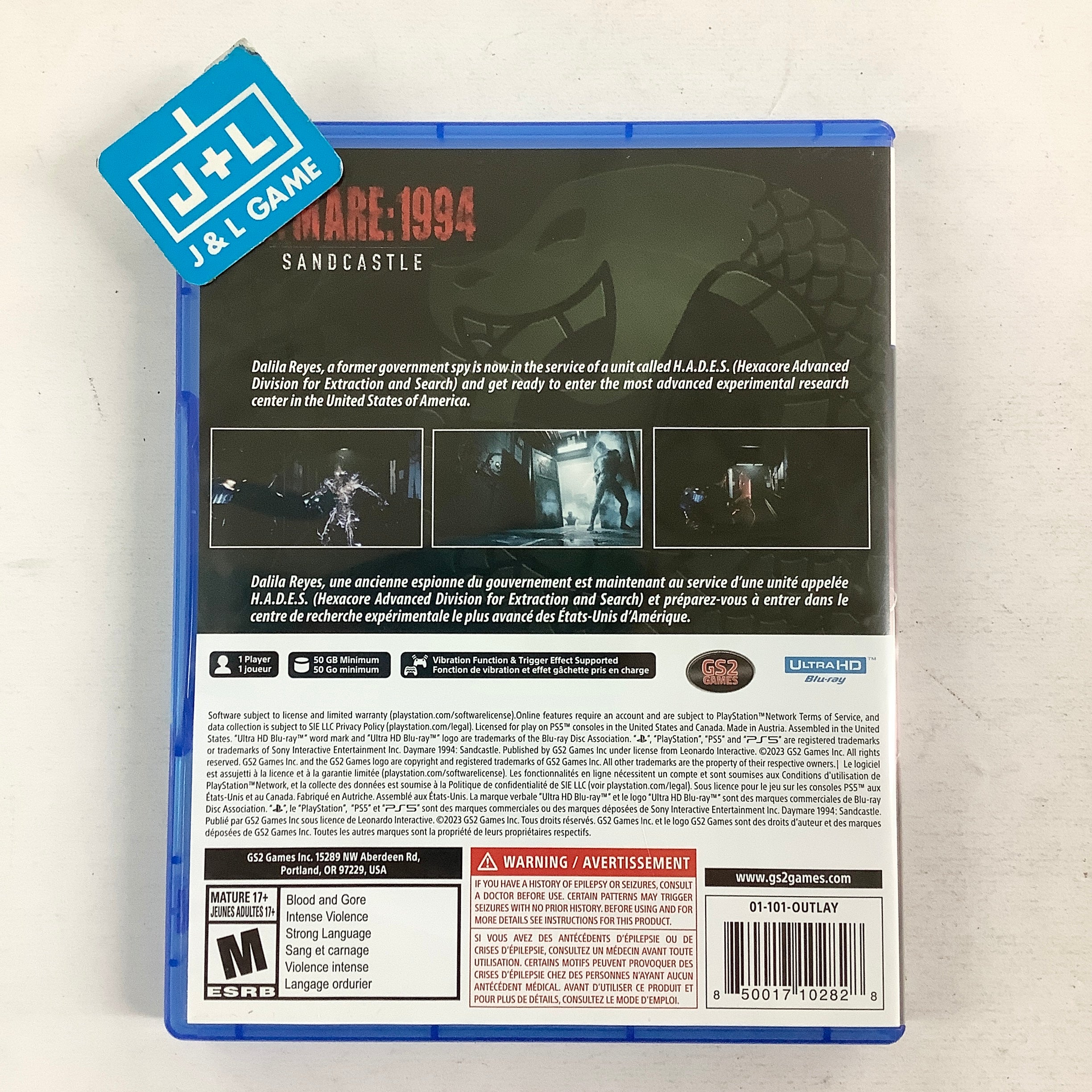 Daymare: 1994 - Sandcastle - (PS5) PlayStation 5 [Pre-Owned] Video Games GS2 Games
