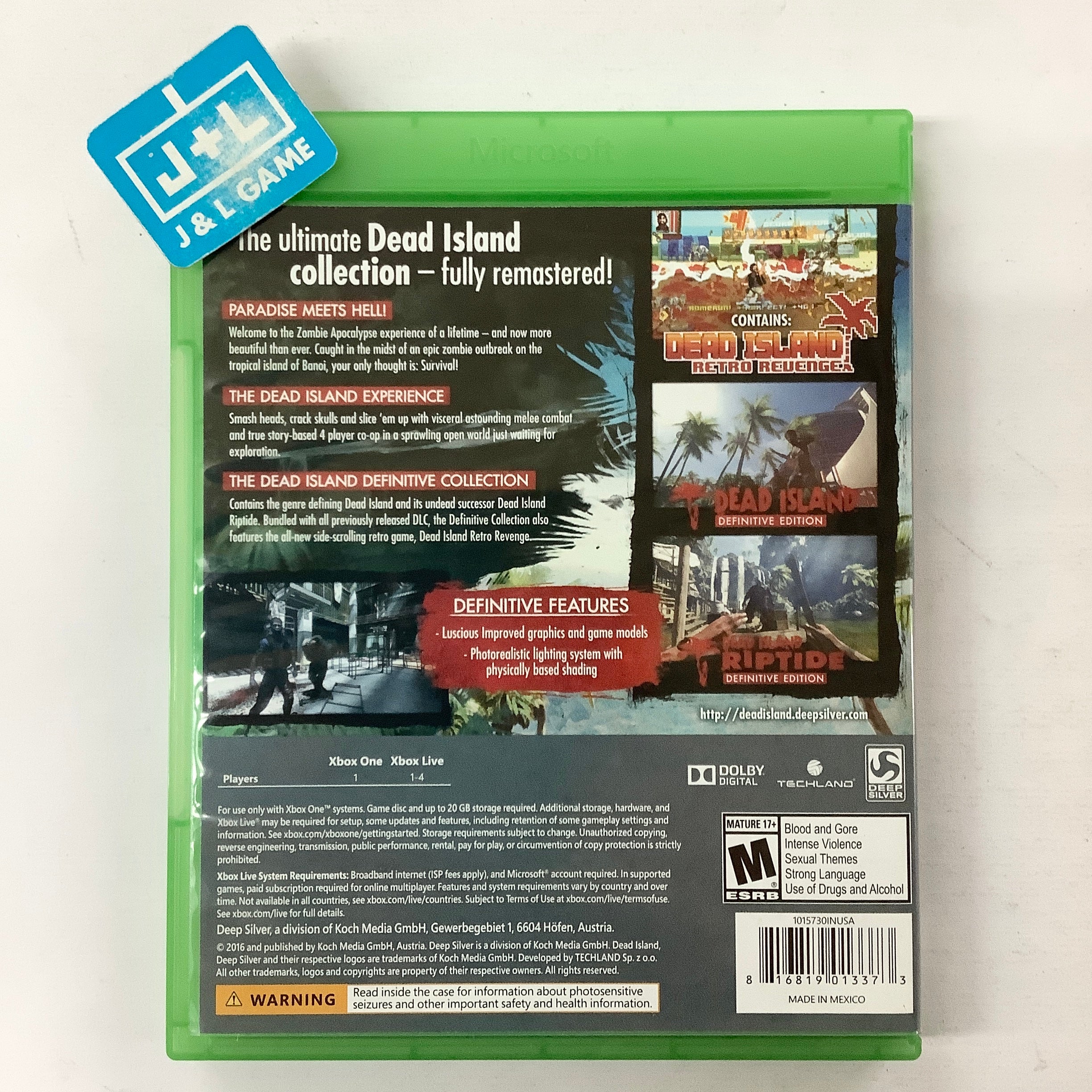Dead  Definitive Collection (輸入版:北米) - XboxOne Dead Island: Definitive Collection - (XB1) Xbox One [Pre