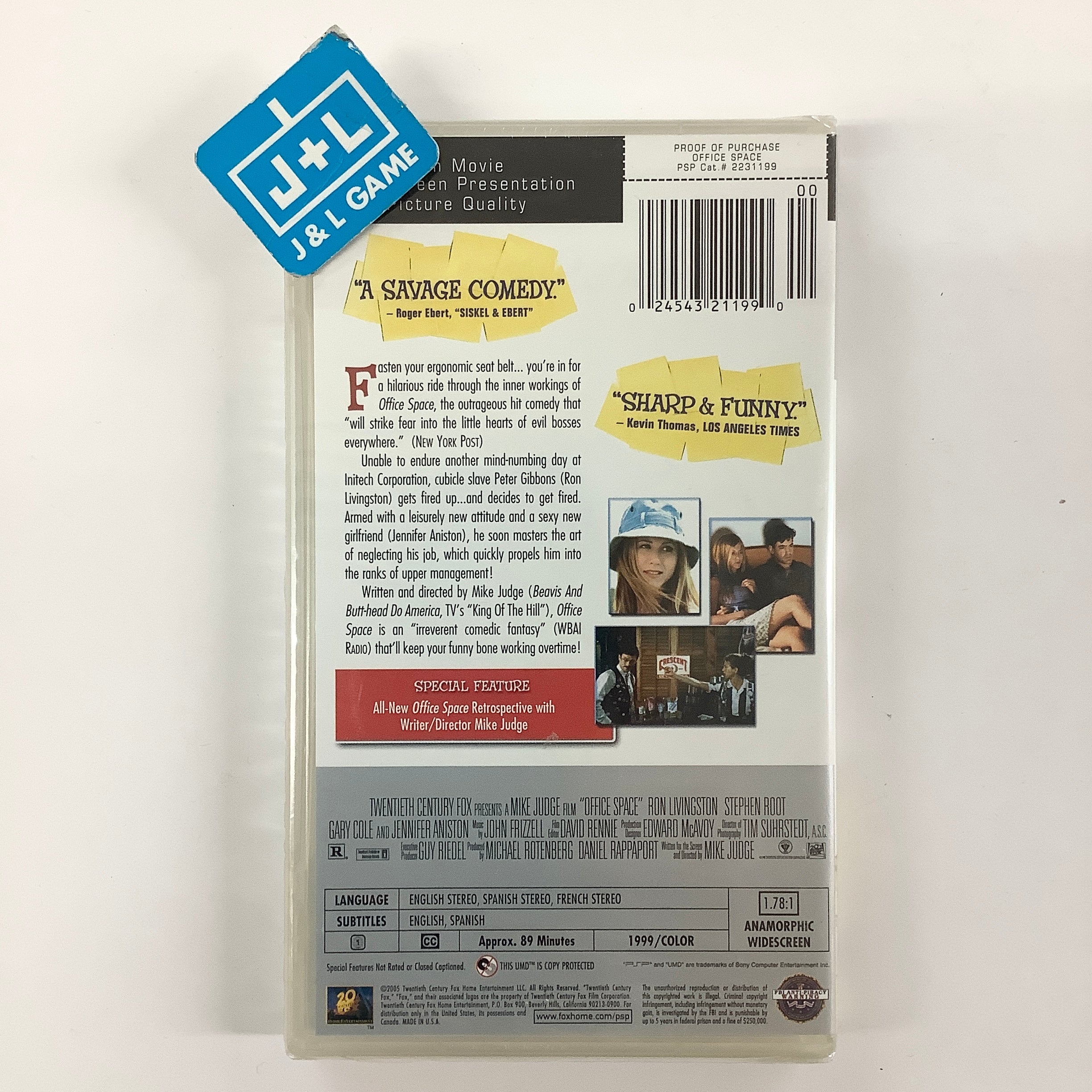 Office Space - PSP UMD Video Home Sony Pictures