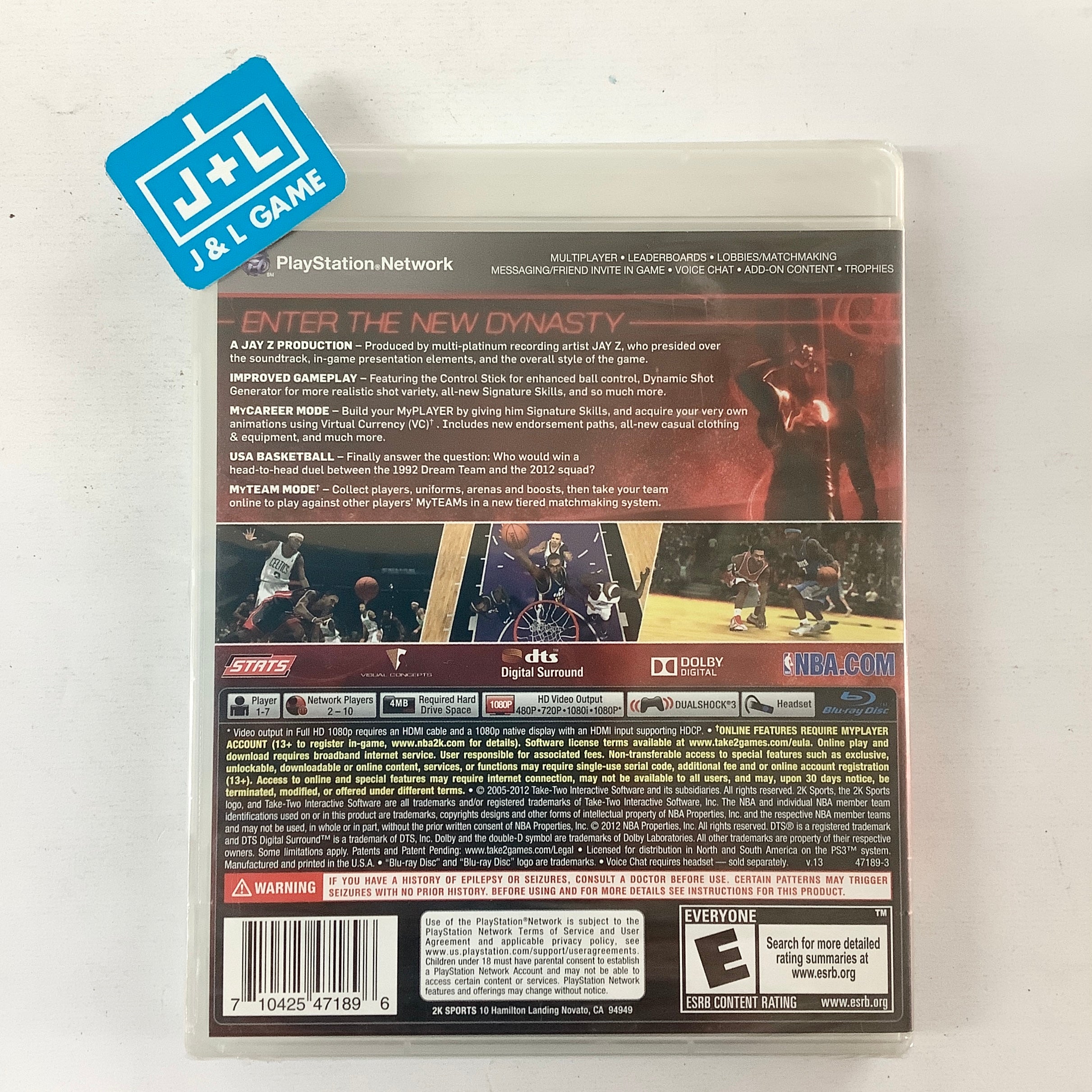 NBA 2K13 - (PS3) PlayStation 3 | J&L Game
