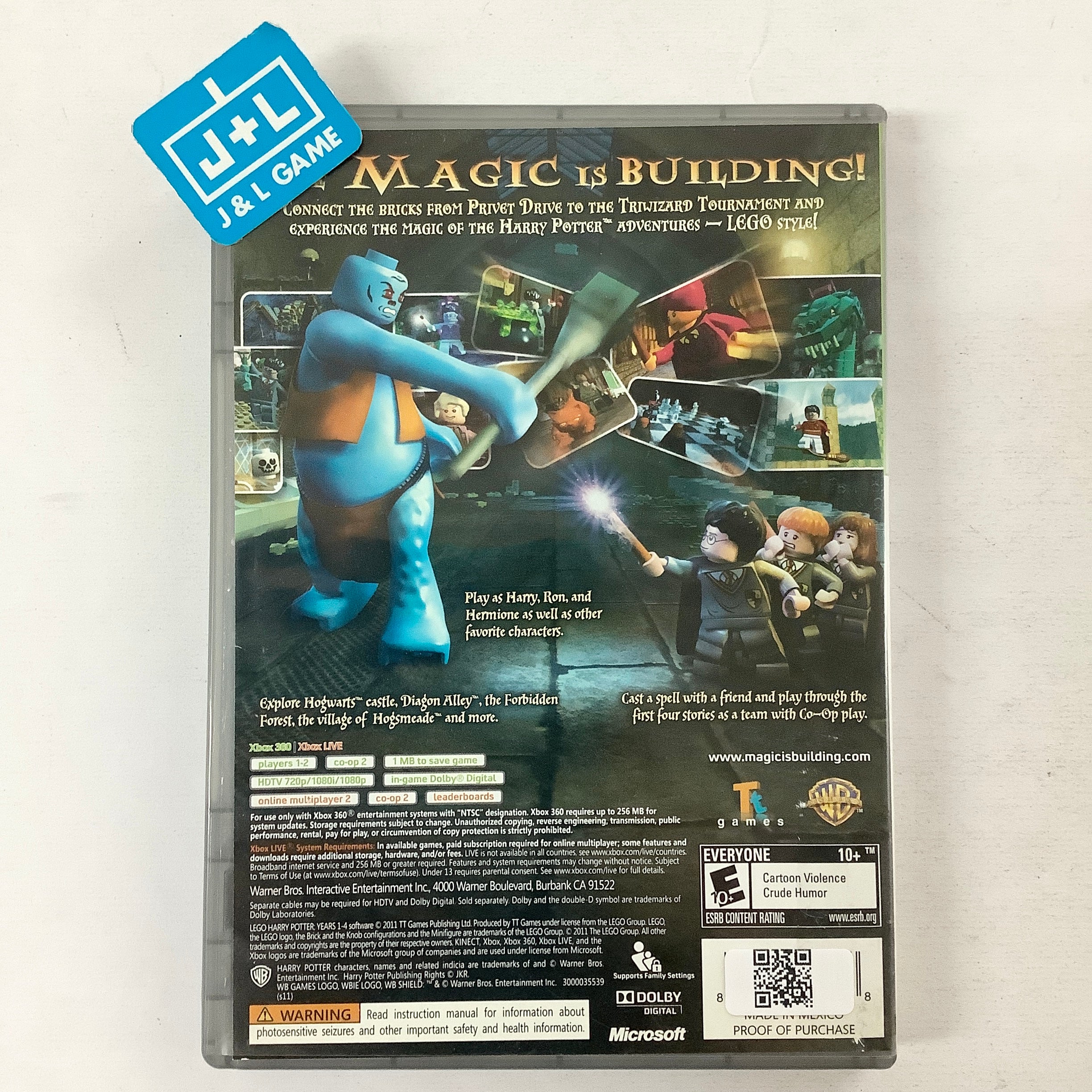 LEGO Harry Potter: Years 1-4 (Platinum Hits) - Xbox 360 [Pre-Owned] Video Games Warner Bros. Interactive Entertainment   