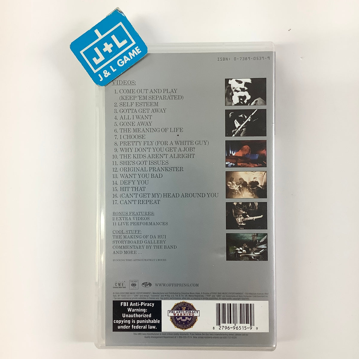 Psp Offspring The Offspring: Complete Music Video Collection - PSP UMD Video [Pre-Ow ...