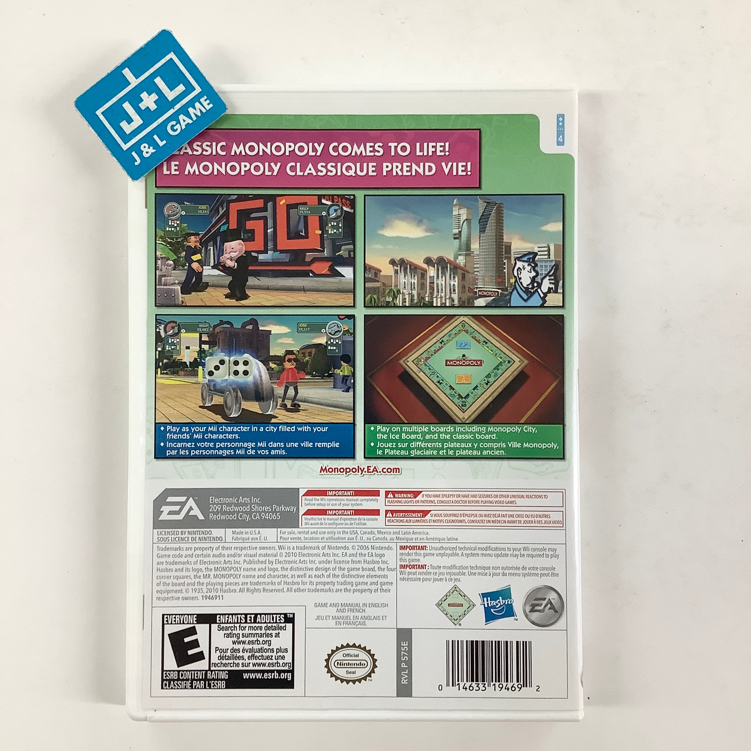Monopoly Streets - Nintendo Wii [Pre-Owned] Video Games Electronic Arts