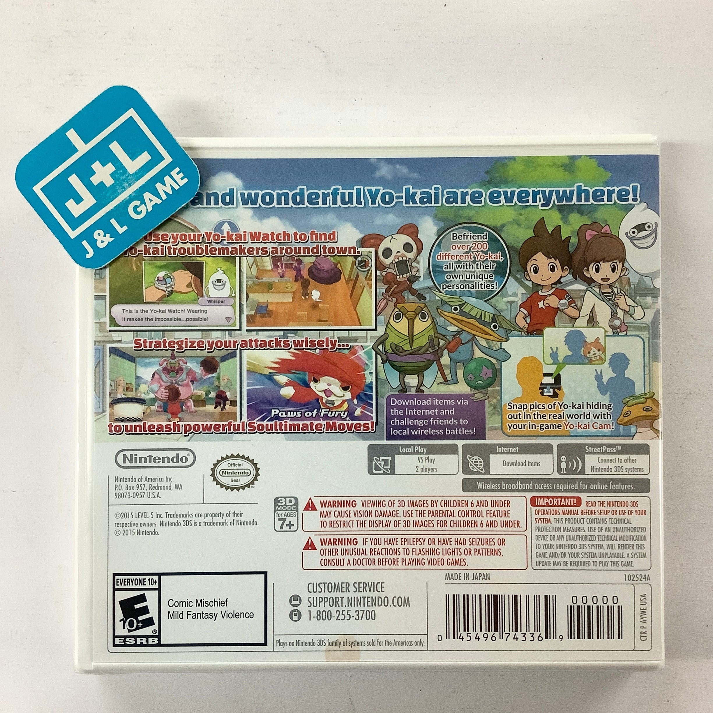 Yo-kai Watch - Nintendo 3DS Video Games Nintendo   