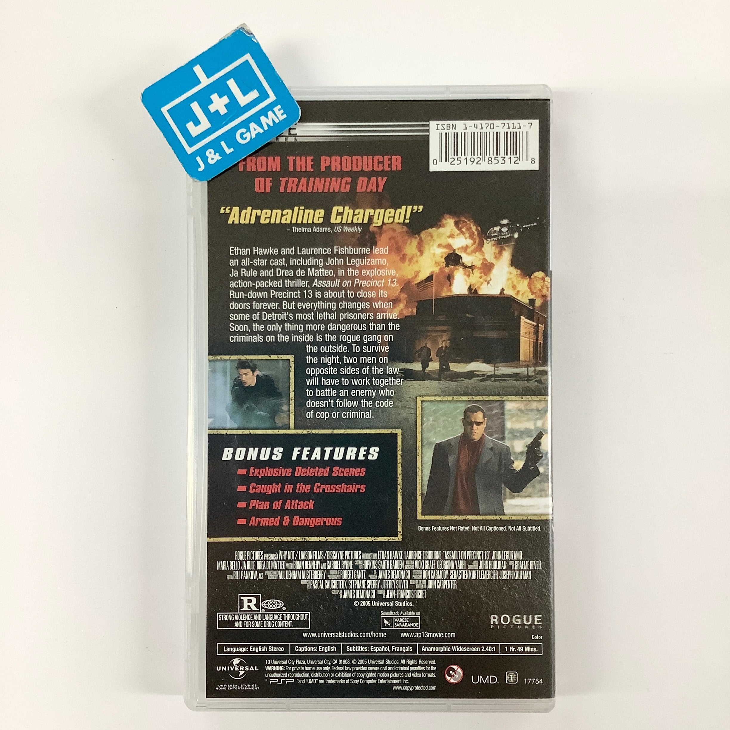 Assault on Precinct 13 - PSP UMD Video [Pre-Owned] Home Sony Pictures