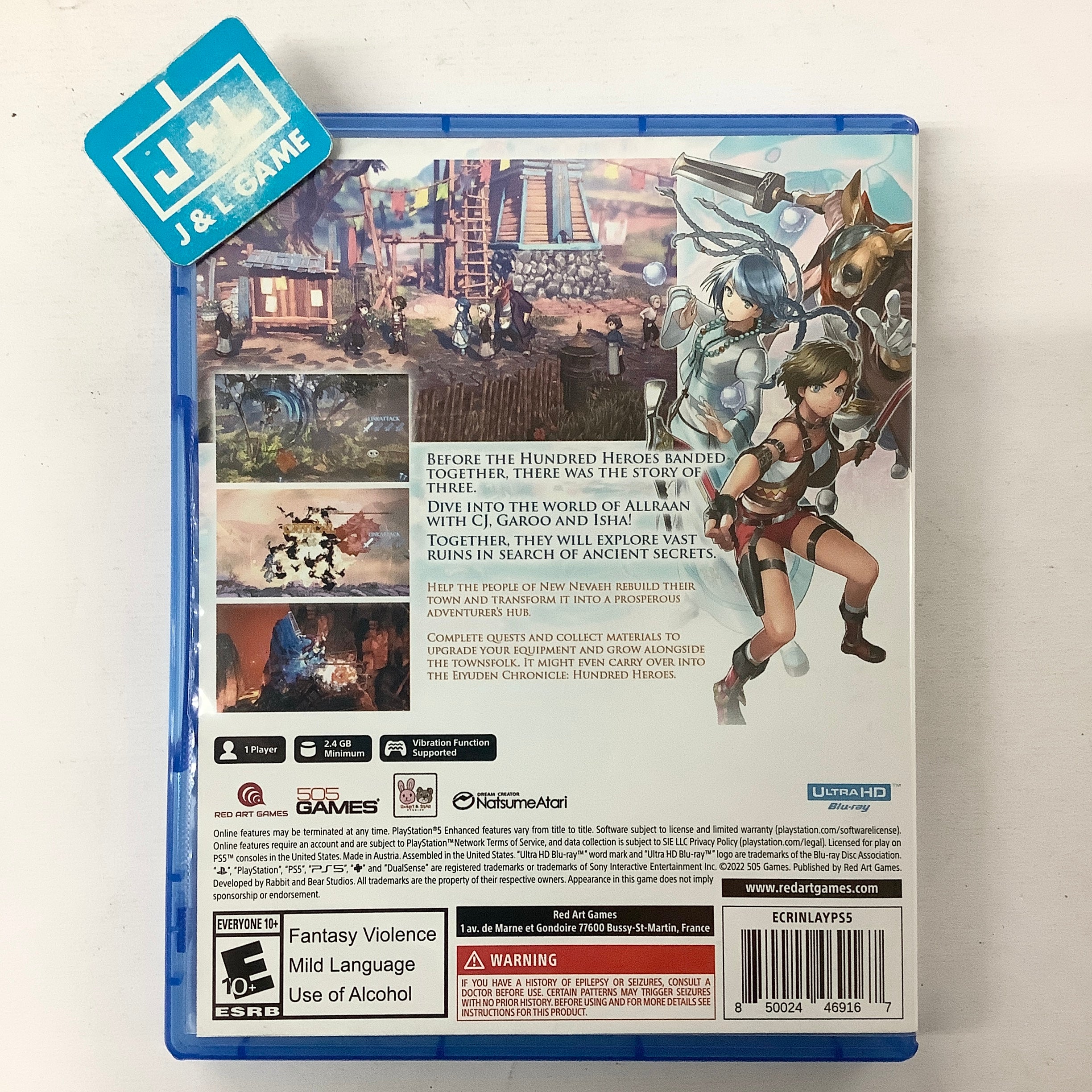 Eiyuden Chronicle: Rising - (PS5) PlayStation 5 [Pre-Owned] Video Games Red Art Games   