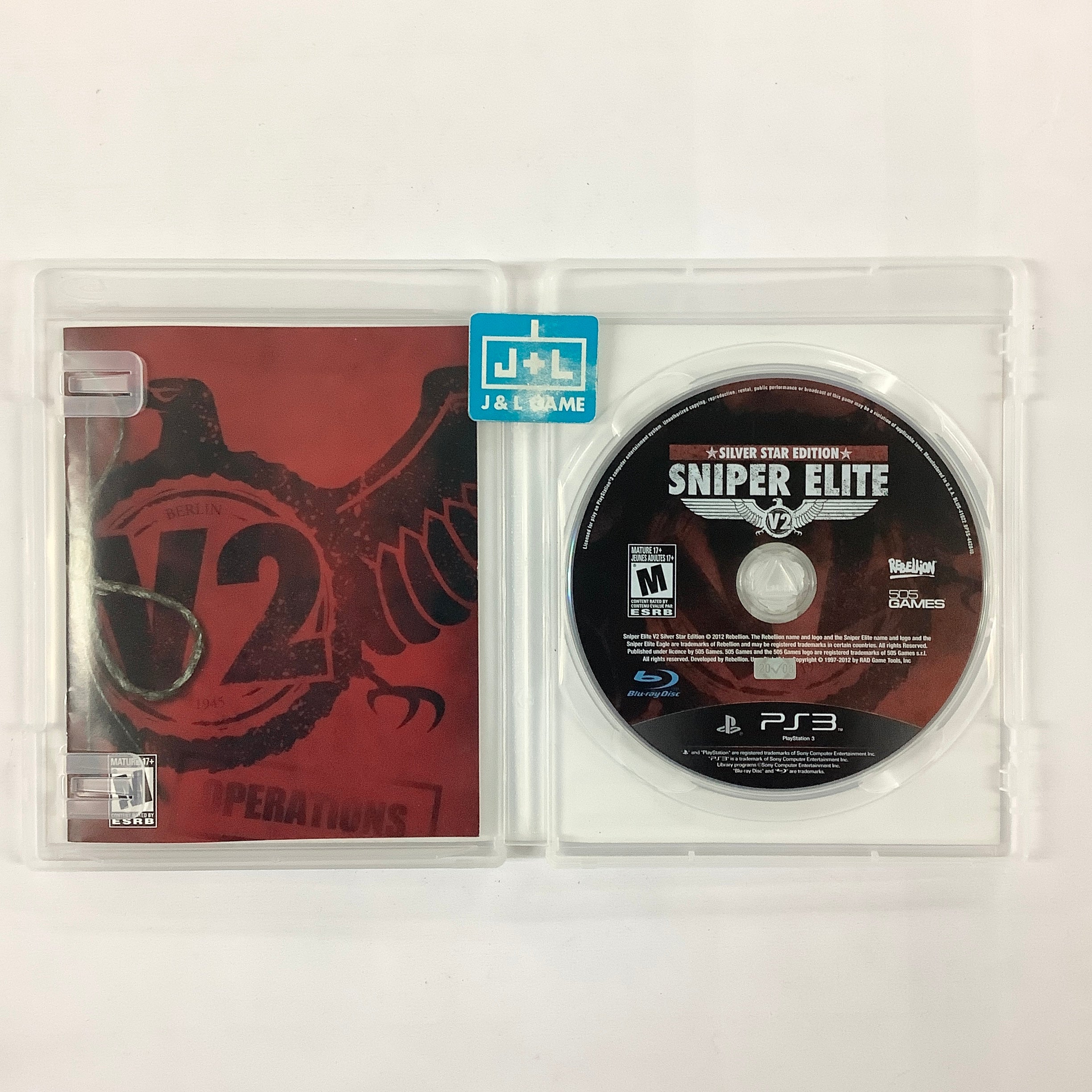 Sniper Elite V2 (Silver Star Edition) - (PS3) PlayStation 3 [Pre-Owned] Video Games 505 Games   