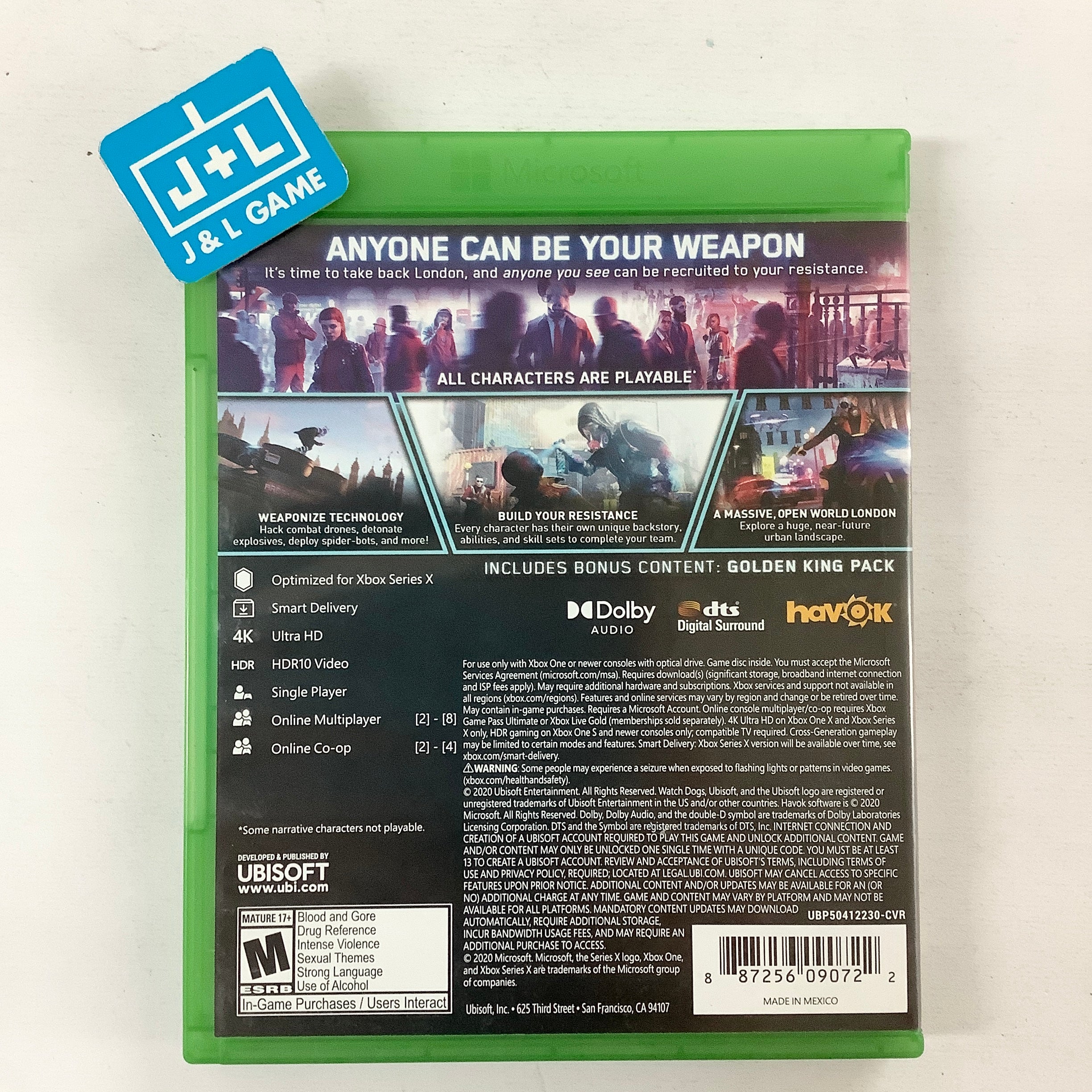 Watch Dogs: Legion - (XSX) Xbox Series X [Pre-Owned] Video Games Ubisoft   