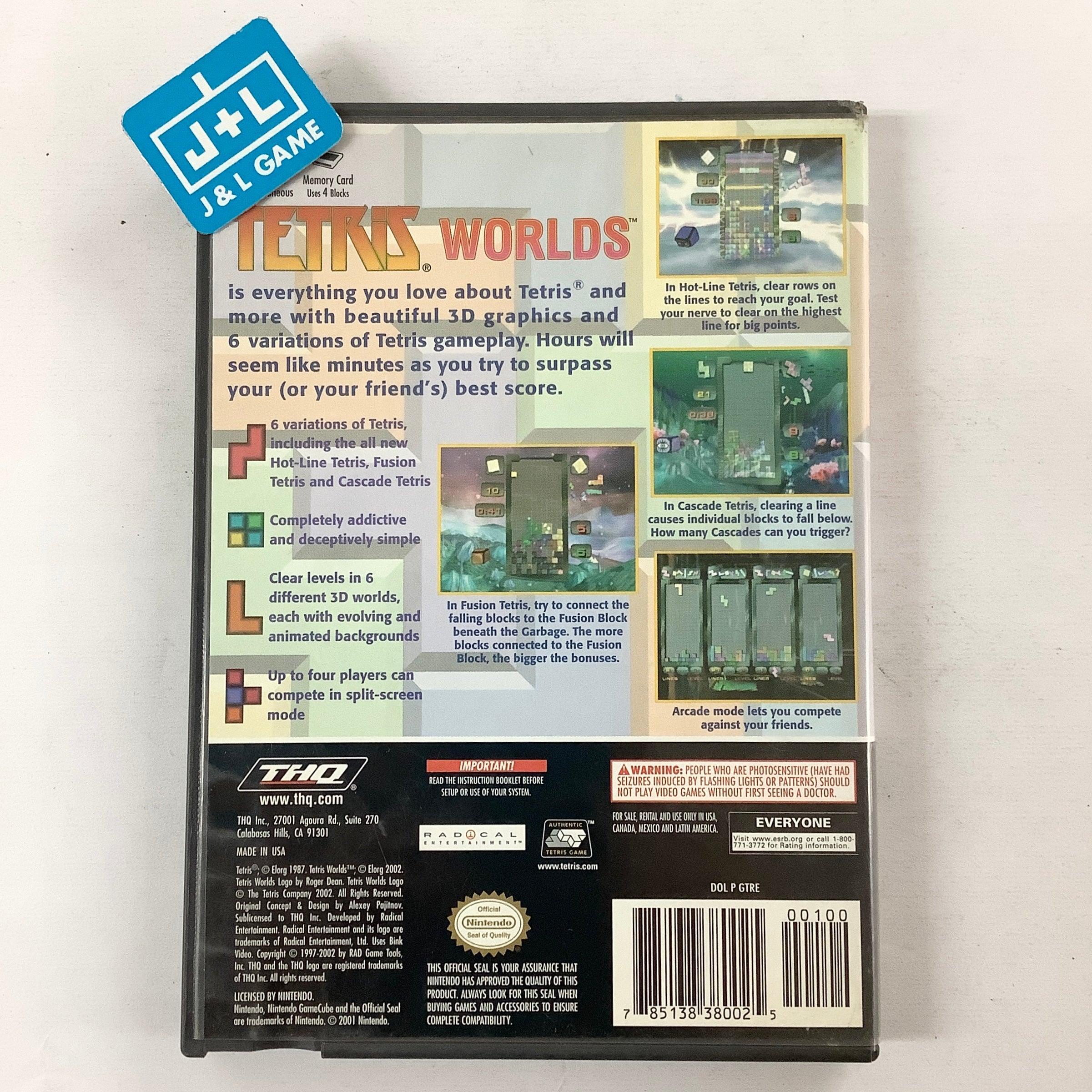 Tetris Worlds - (GC) GameCube [Pre-Owned] | J&L Game
