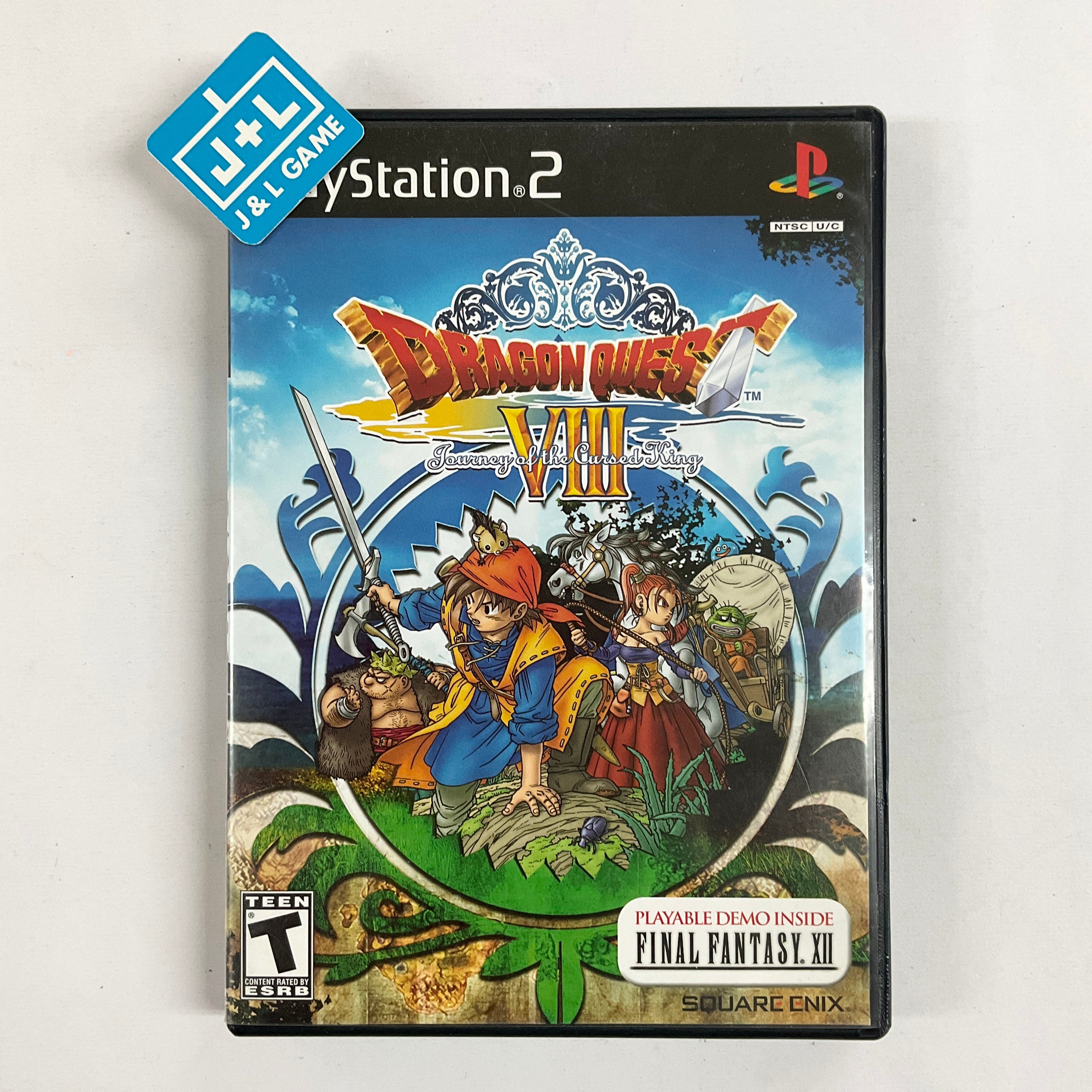 Dragon Quest VIII: Journey of the Cursed King - (PS2) Playstation 2 [Pre-Owned] Video Games Square Enix   